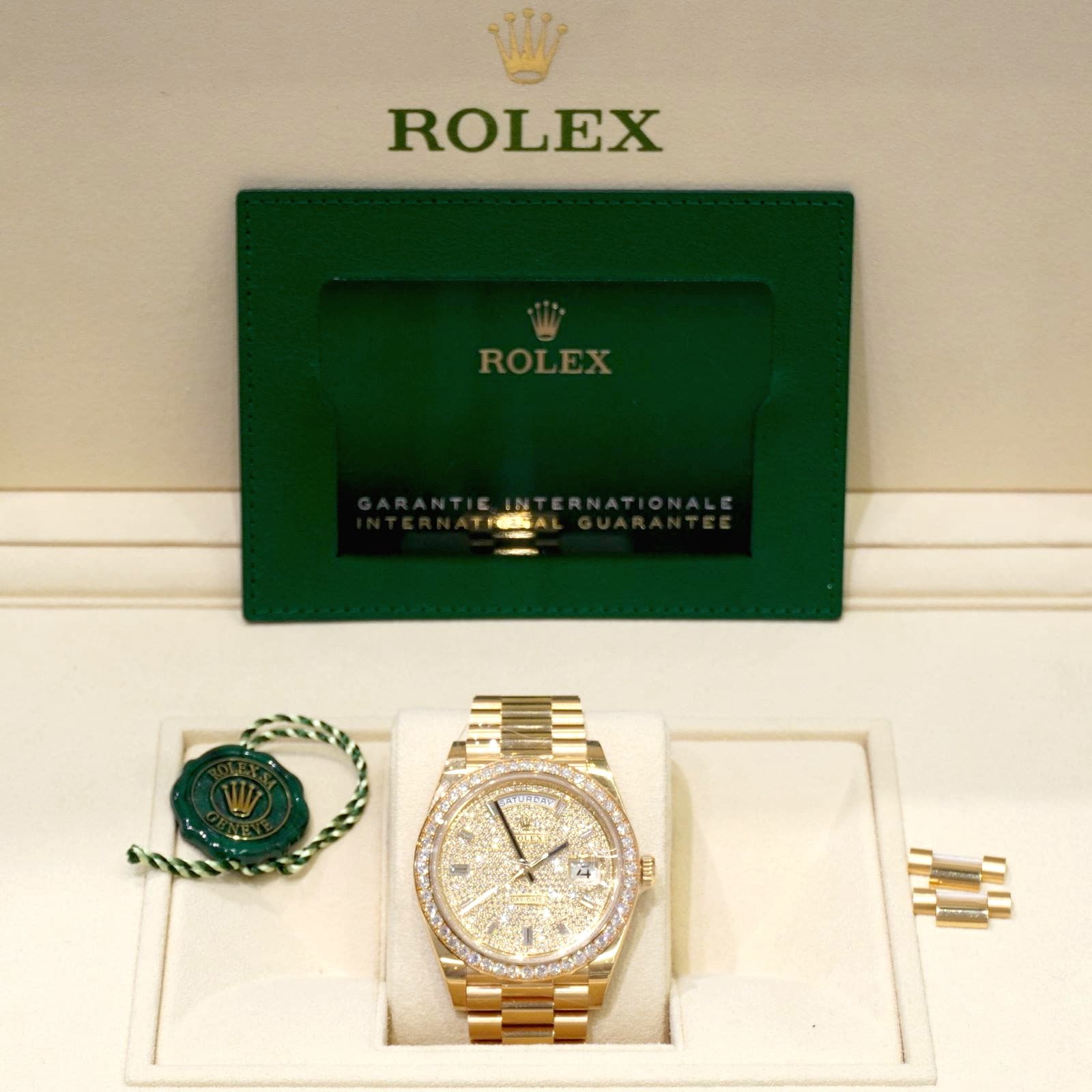 D-227 ROLEX (����å���) �ǥ��ǥ���40 �ӻ��� 228348RBR �ѥ��������� YG �ץ쥸�ǥ�ȥ֥쥹 ���ҷ��� ̤���� ���Ź