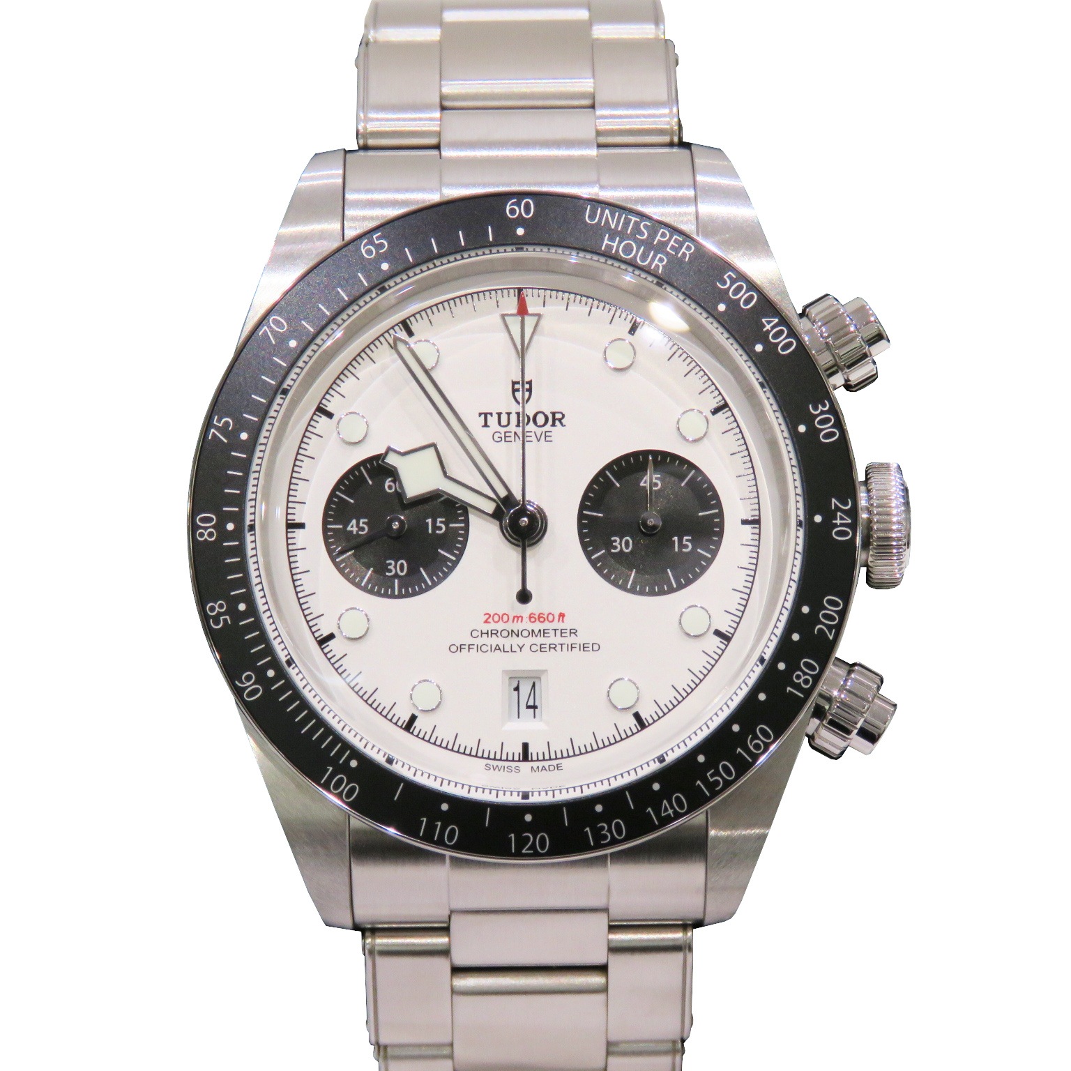 TUDOR (���塼����) �֥�å��٥� ������ �ӻ��� 79360N �ۥ磻�� SS ��°�ʴ��� ̤���� Z-078 ���Ź