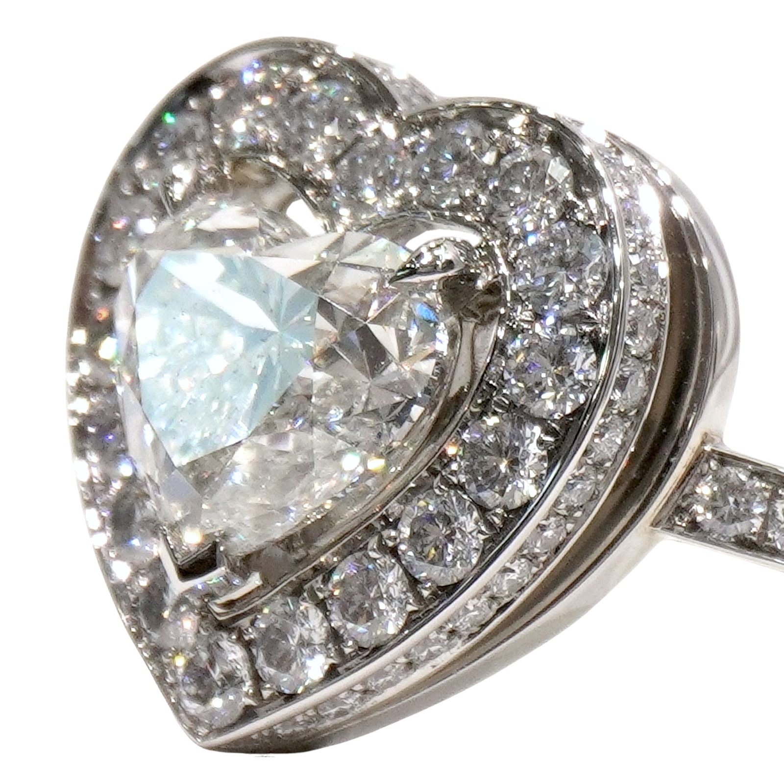 FRED(�ե�å�) �ץ�ƥ������ޥ󥨥󥲡������ȥ�� ������1.5cts PT950 #58(18��) ̤���� C31 ���Ź