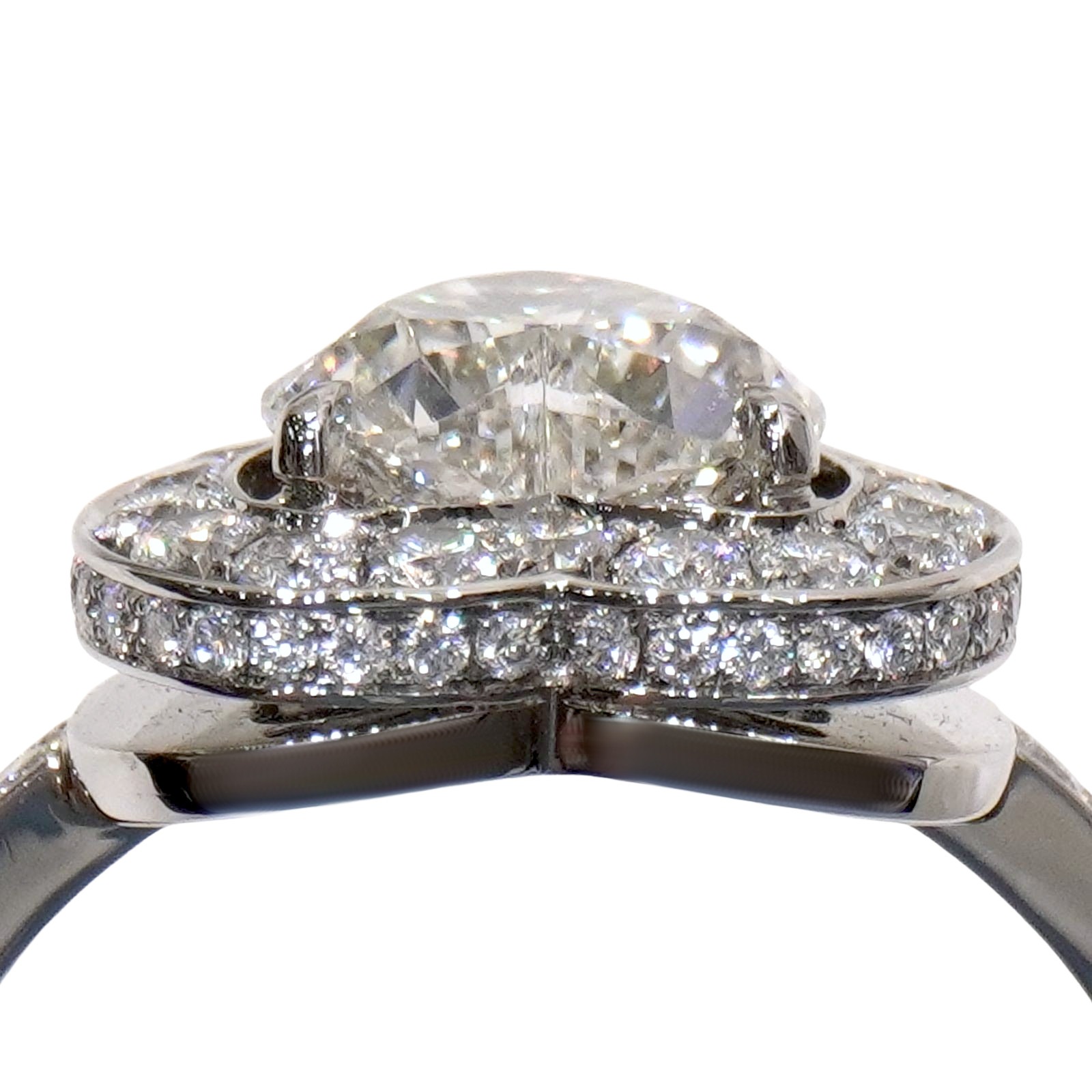 FRED(�ե�å�) �ץ�ƥ������ޥ󥨥󥲡������ȥ�� ������1.5cts PT950 #58(18��) ̤���� C31 ���Ź