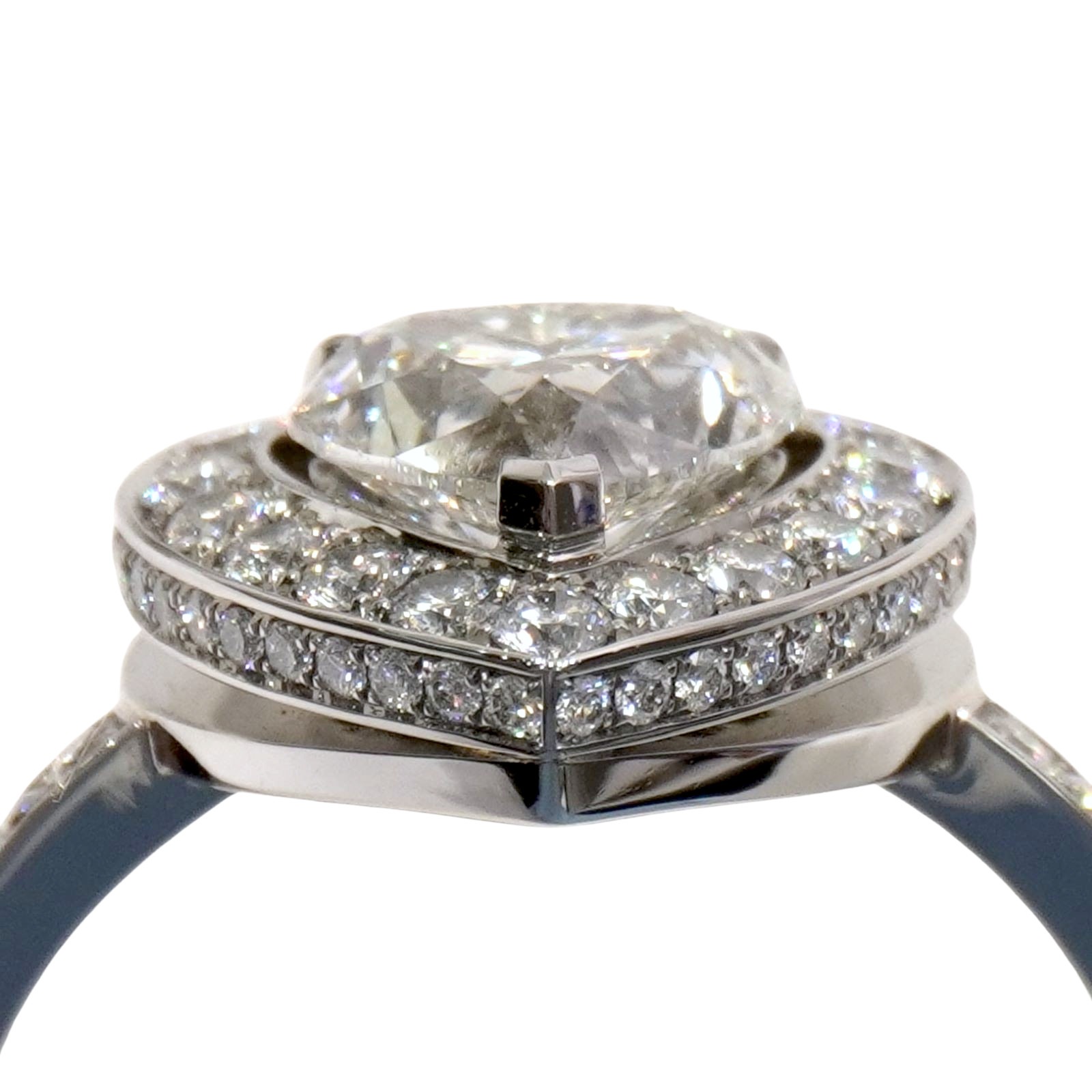 FRED(�ե�å�) �ץ�ƥ������ޥ󥨥󥲡������ȥ�� ������1.5cts PT950 #58(18��) ̤���� C31 ���Ź