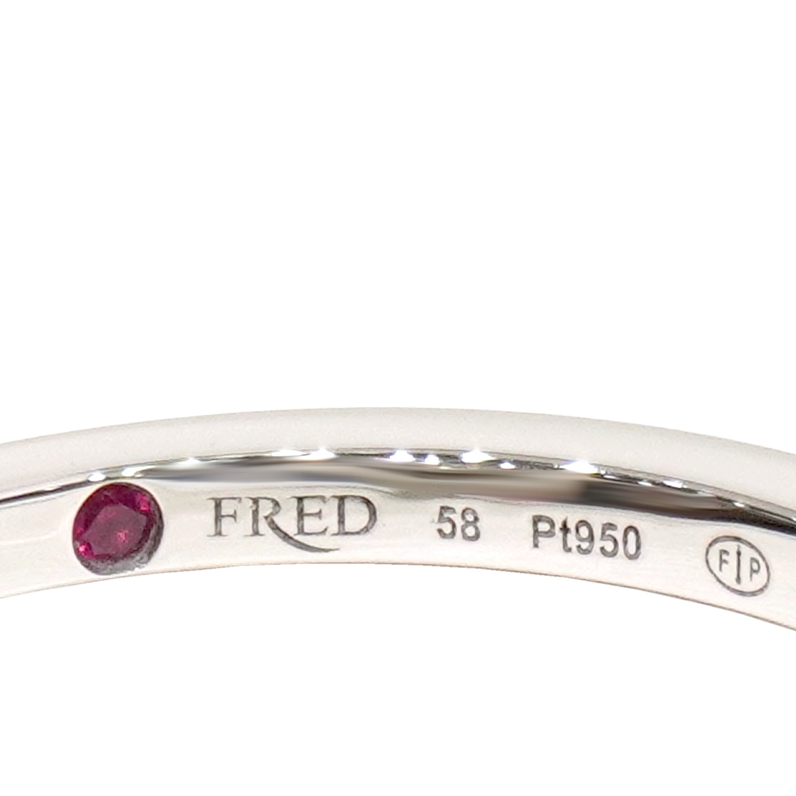 FRED(�ե�å�) �ץ�ƥ������ޥ󥨥󥲡������ȥ�� ������1.5cts PT950 #58(18��) ̤���� C31 ���Ź