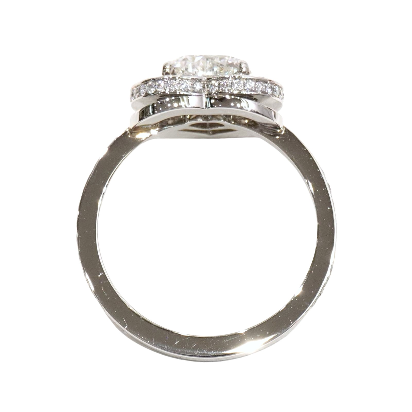 FRED(�ե�å�) �ץ�ƥ������ޥ󥨥󥲡������ȥ�� ������1.5cts PT950 #58(18��) ̤���� C31 ���Ź