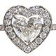 FRED(�ե�å�) �ץ�ƥ������ޥ󥨥󥲡������ȥ�� ������1.5cts PT950 #58(18��) ̤���� C31 ���Ź