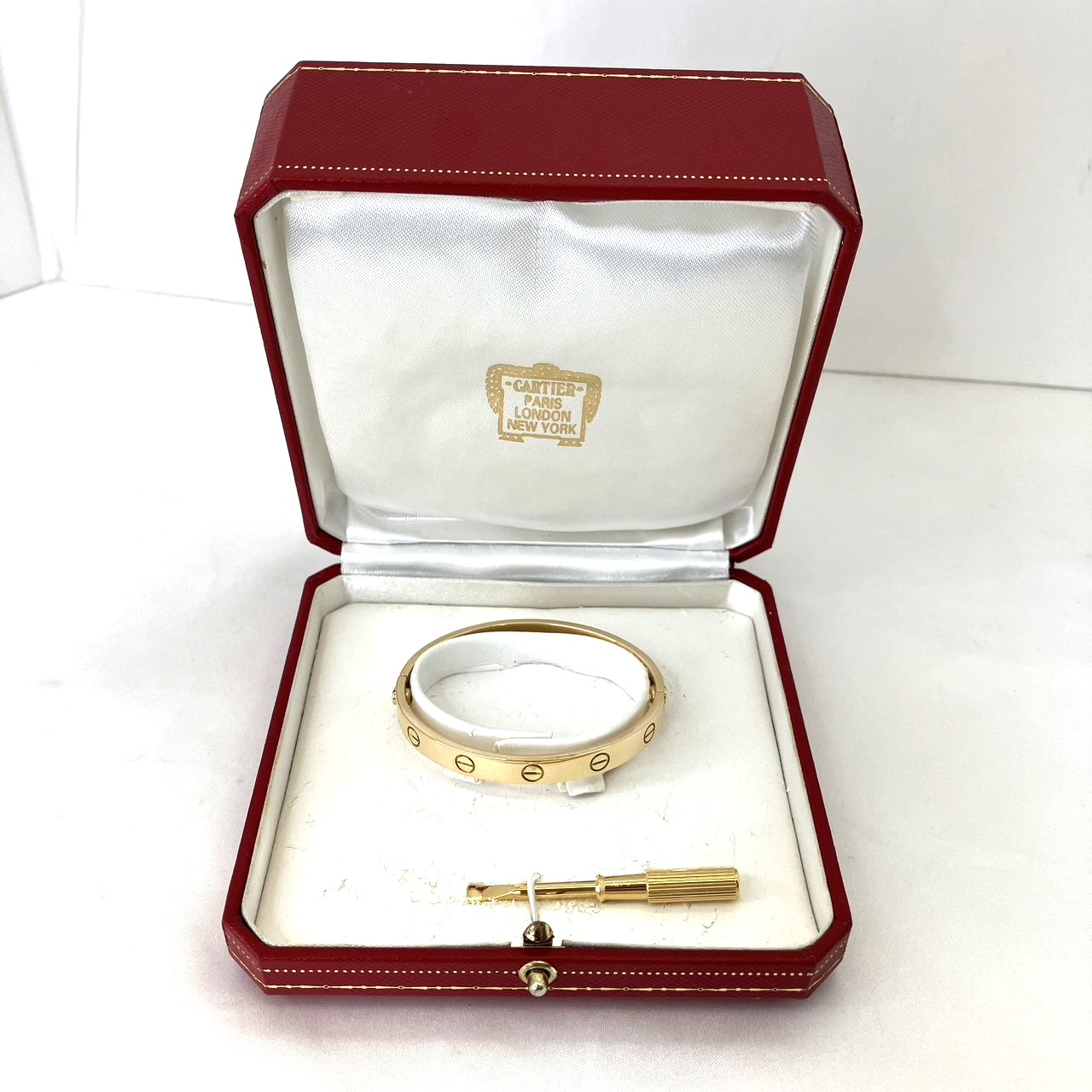 Cartier(����ƥ���) �췿��֥֥쥹 K18YG 30.4g #16(15cm) ��ţ� (����Ź)