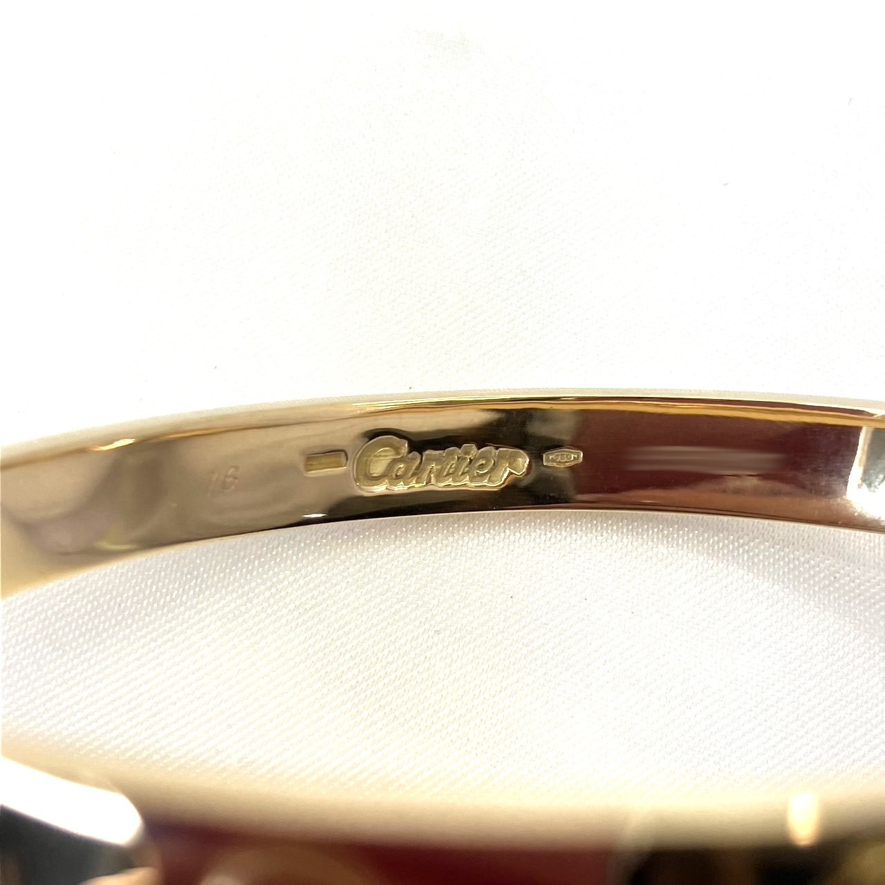 Cartier(����ƥ���) �췿��֥֥쥹 K18YG 30.4g #16(15cm) ��ţ� (����Ź)