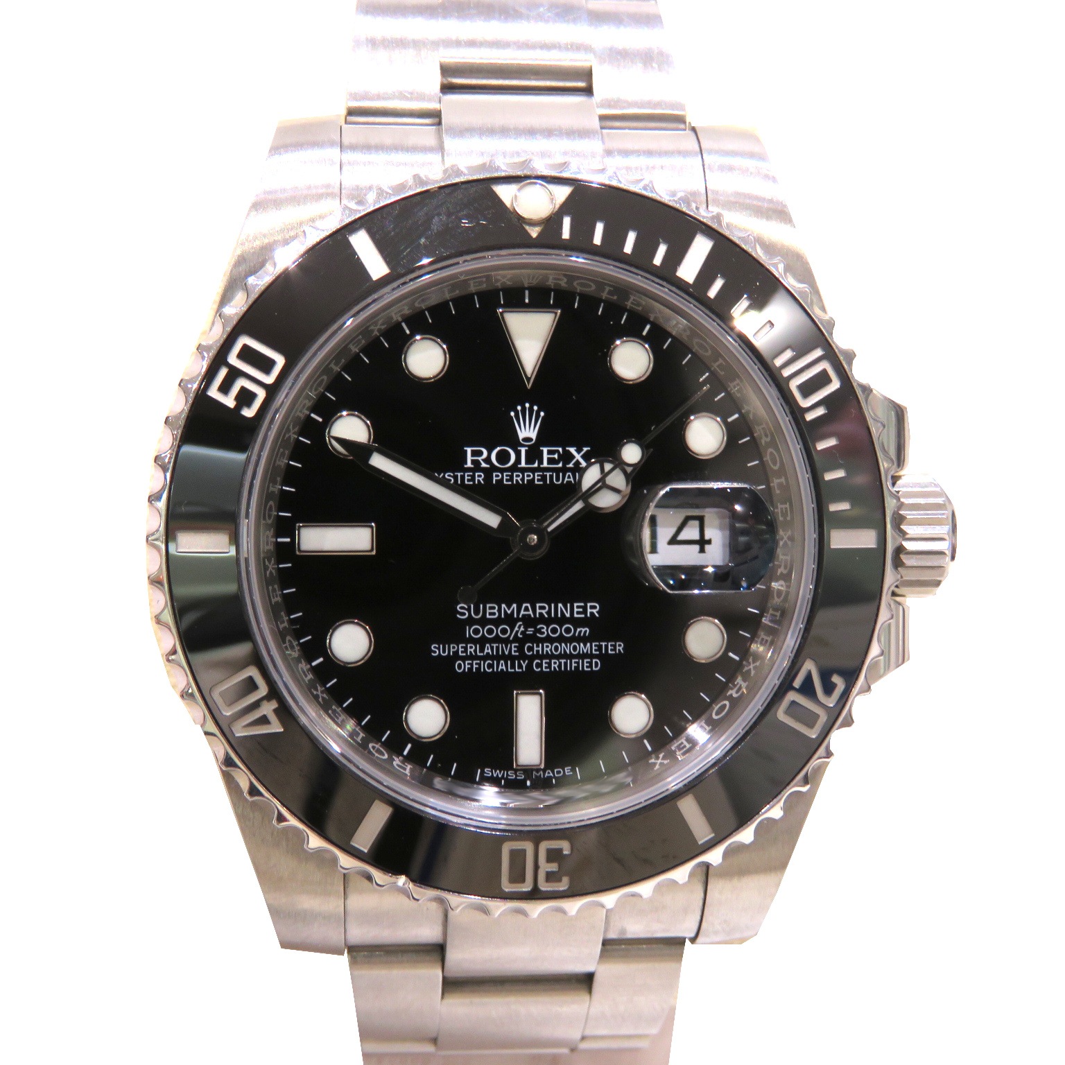 ROLEX (����å���) ���֥ޥ꡼�ʥǥ��� �ӻ��� 116610LN �֥�å� SS ���������� ������Ĵ�� ��°�ʴ��� ��� Z-167 ���Ź