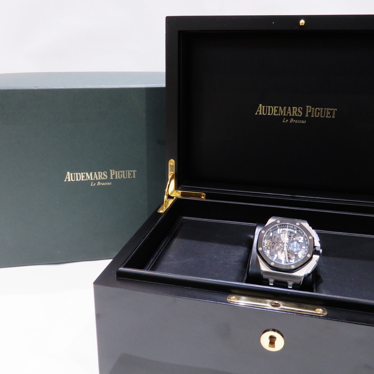 C-193 AUDEMARS PIGUET (�����ǥޡ��ԥ�) ������륪���� ���ե��祢 �ȥ�����ӥ�� �����Υ���� �ӻ��� 26388PO.OO.D027CA.01 ������ȥ� Pt/��С� ��°�ʴ��� ������� ���Ź