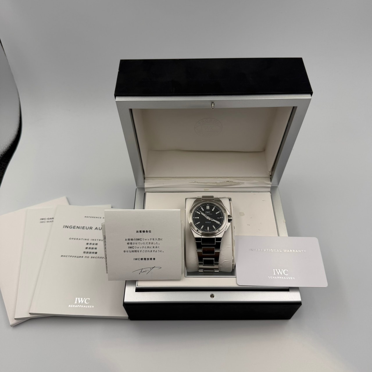 IWC�ʥ������֥륷��) ����¥�˥� �����ȥޥå� IW323902 �֥�å� 2015ǯ3�� ������� ���� SA-159 ���ض�Ź
