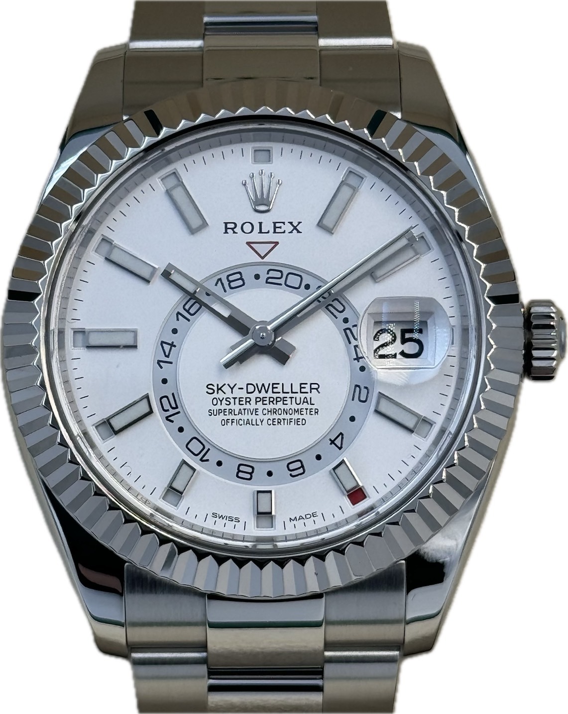 ROLEX (����å���) �������ɥ����顼 �ӻ��� 326934 �ۥ磻�� SS ���SA ���ض�Ź CAT-303