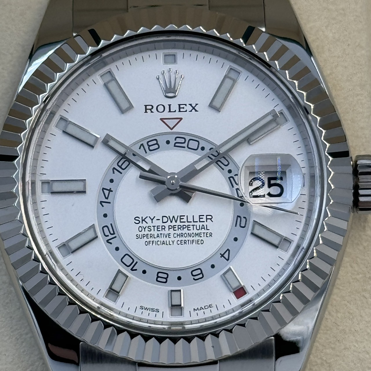 ROLEX (����å���) �������ɥ����顼 �ӻ��� 326934 �ۥ磻�� SS ���SA ���ض�Ź CAT-303