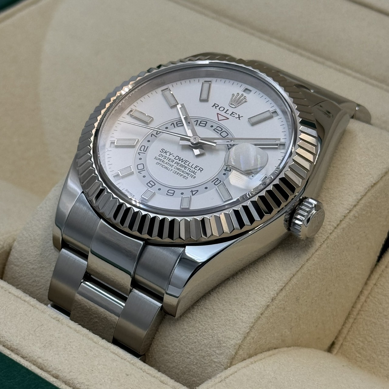 ROLEX (����å���) �������ɥ����顼 �ӻ��� 326934 �ۥ磻�� SS ���SA ���ض�Ź CAT-303