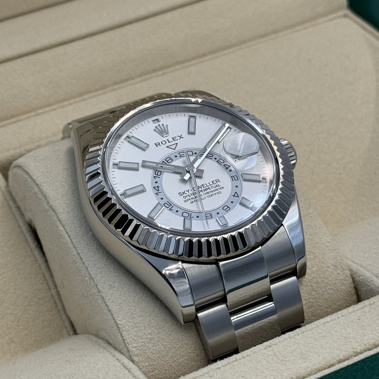 ROLEX (����å���) �������ɥ����顼 �ӻ��� 326934 �ۥ磻�� SS ���SA ���ض�Ź CAT-303