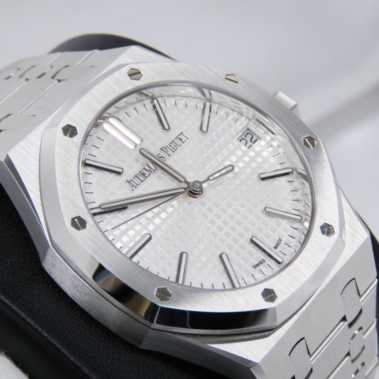 C-261 AUDEMARS PIGUET (�����ǥޡ��ԥ�) ������륪���� �����ȥޥƥ��å� �ӻ��� 15510ST.OO.1320ST.08 ����С� SS ��°�ʴ��� ̤���� ���Ź