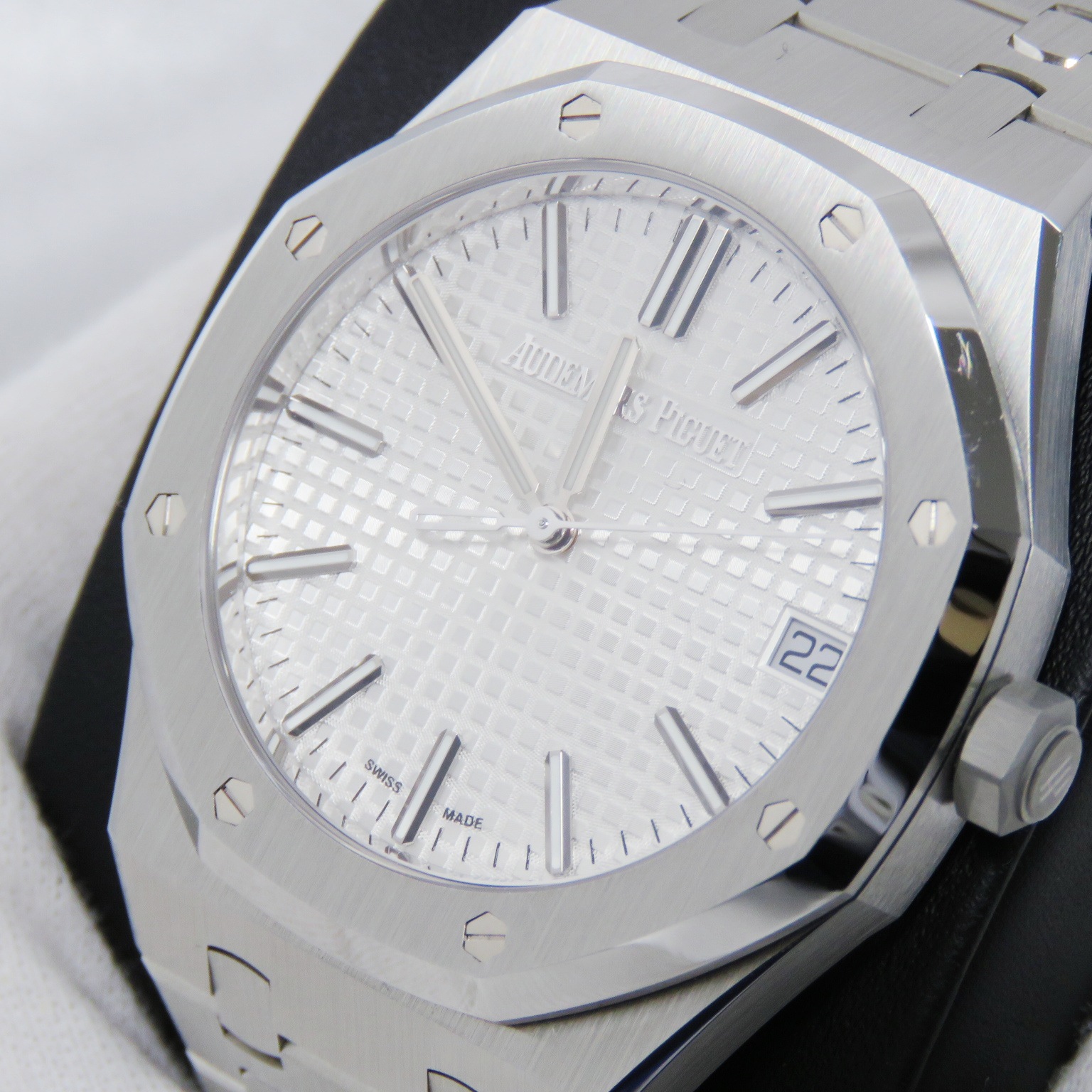 C-261 AUDEMARS PIGUET (�����ǥޡ��ԥ�) ������륪���� �����ȥޥƥ��å� �ӻ��� 15510ST.OO.1320ST.08 ����С� SS ��°�ʴ��� ̤���� ���Ź