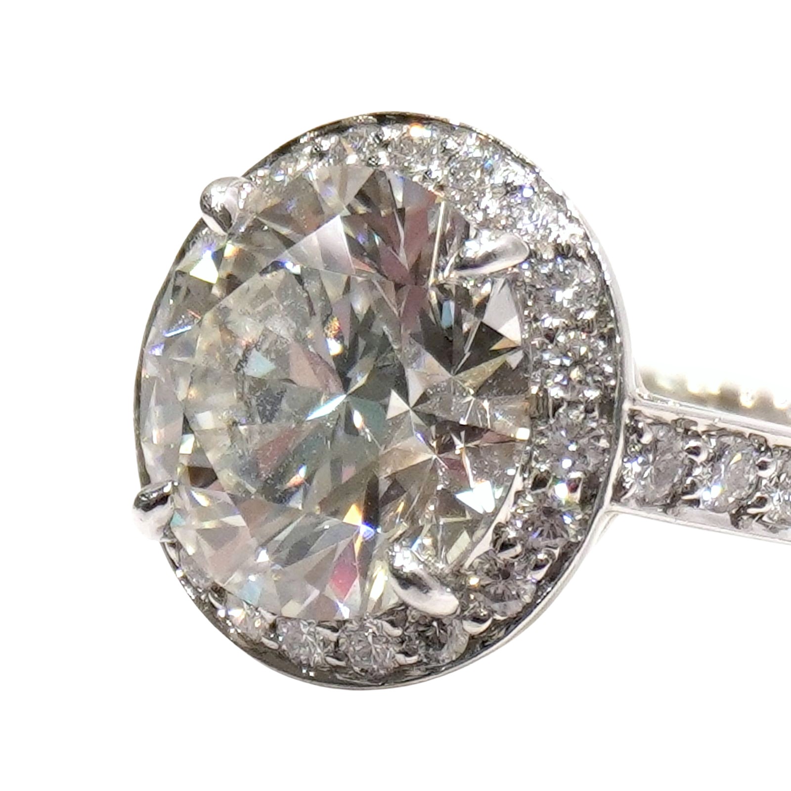 TIFFANY&CO(�ƥ��ե��ˡ�) ���쥹�ȥ饦��ɥ֥�ꥢ��ȥ��󥲡������ȥ�� PT950 #11�� ���A C108 ���Ź