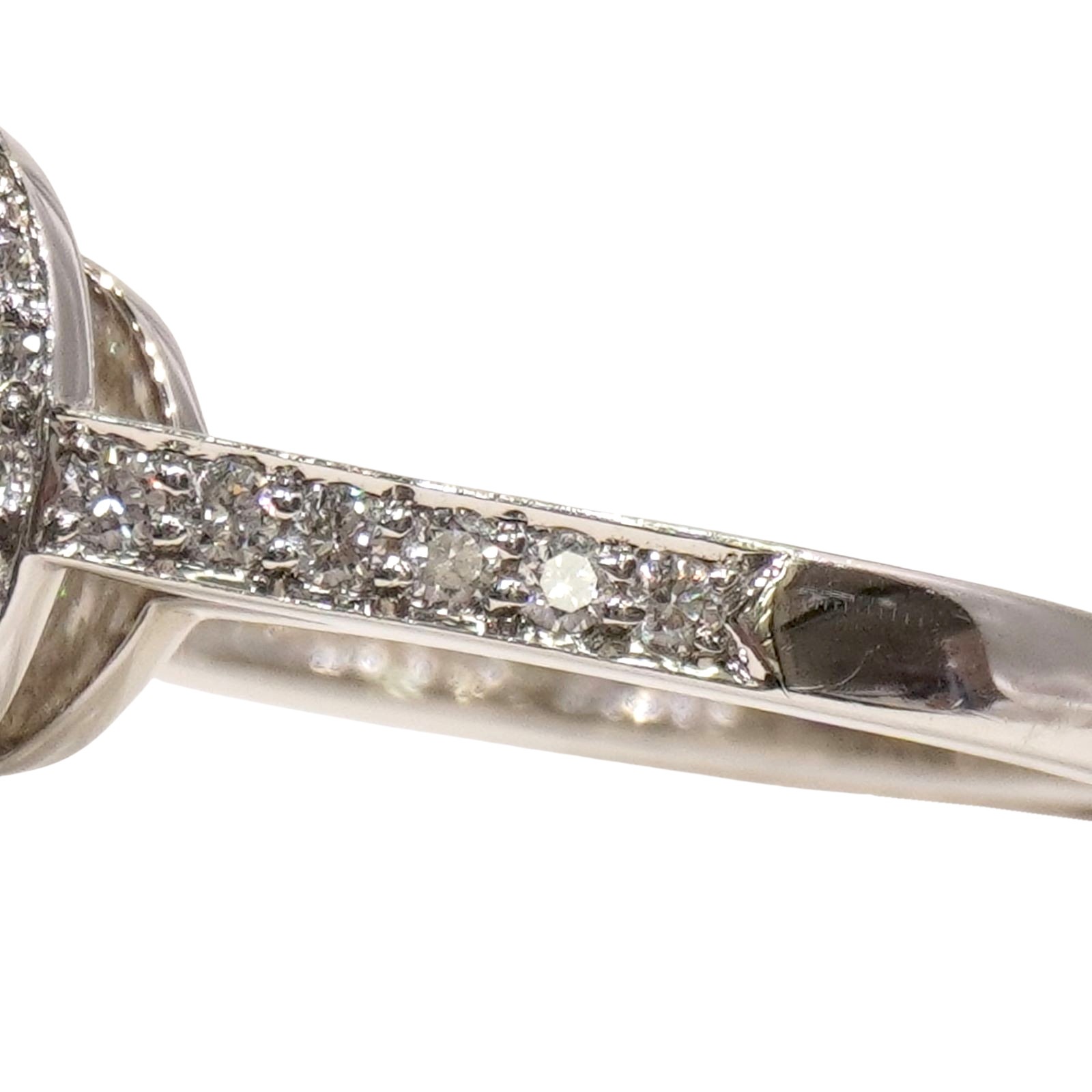 TIFFANY&CO(�ƥ��ե��ˡ�) ���쥹�ȥ饦��ɥ֥�ꥢ��ȥ��󥲡������ȥ�� PT950 #11�� ���A C108 ���Ź