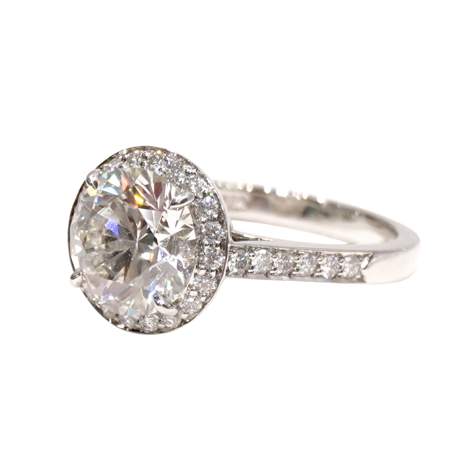 TIFFANY&CO(�ƥ��ե��ˡ�) ���쥹�ȥ饦��ɥ֥�ꥢ��ȥ��󥲡������ȥ�� PT950 #11�� ���A C108 ���Ź