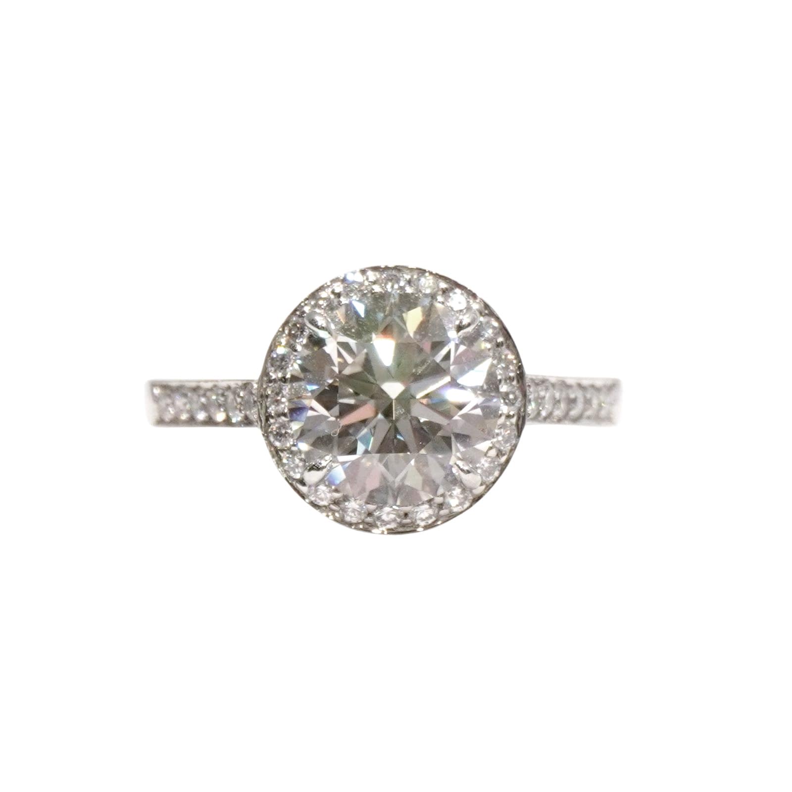 TIFFANY&CO(�ƥ��ե��ˡ�) ���쥹�ȥ饦��ɥ֥�ꥢ��ȥ��󥲡������ȥ�� PT950 #11�� ���A C108 ���Ź