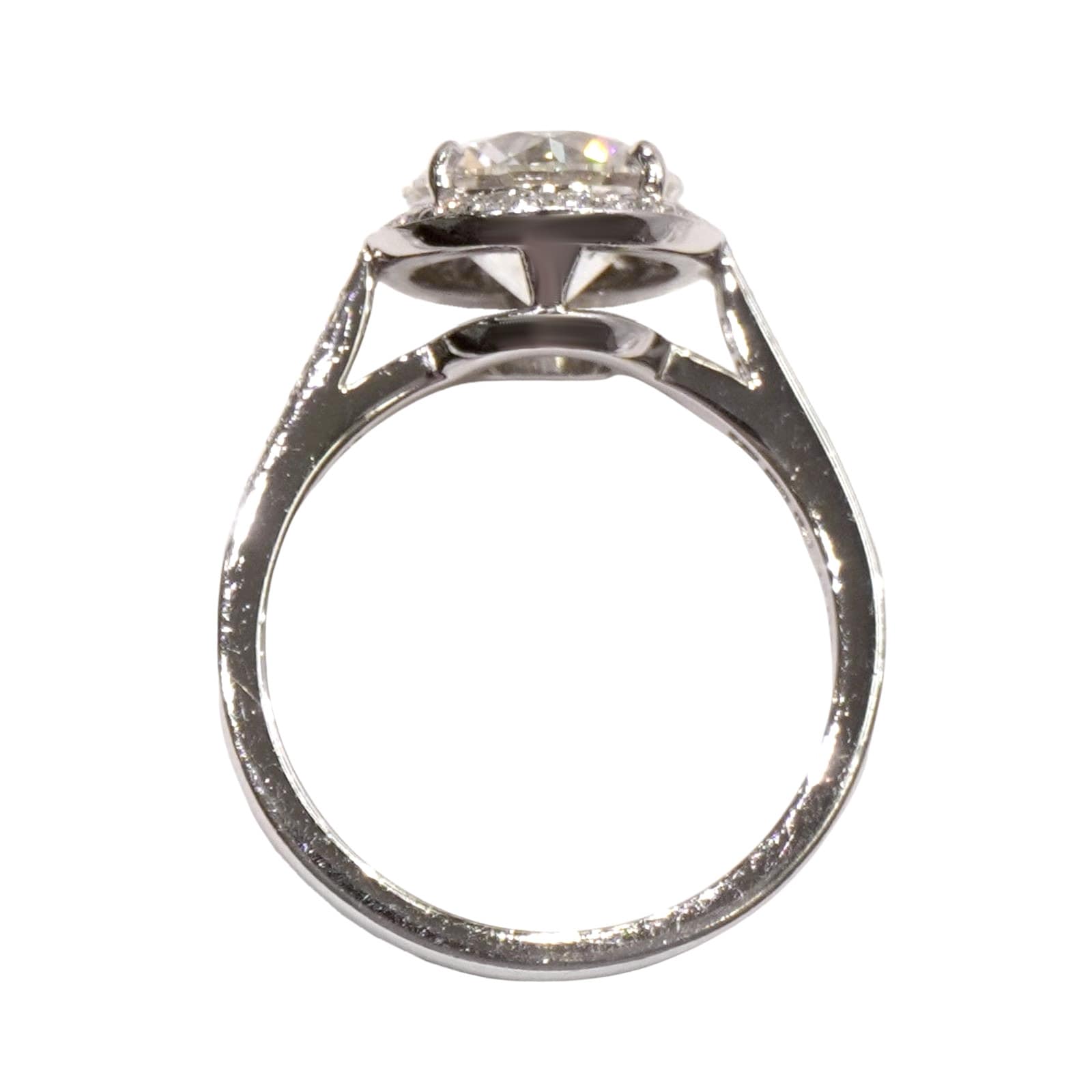 TIFFANY&CO(�ƥ��ե��ˡ�) ���쥹�ȥ饦��ɥ֥�ꥢ��ȥ��󥲡������ȥ�� PT950 #11�� ���A C108 ���Ź