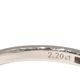 TIFFANY&CO(�ƥ��ե��ˡ�) ���쥹�ȥ饦��ɥ֥�ꥢ��ȥ��󥲡������ȥ�� PT950 #11�� ���A C108 ���Ź