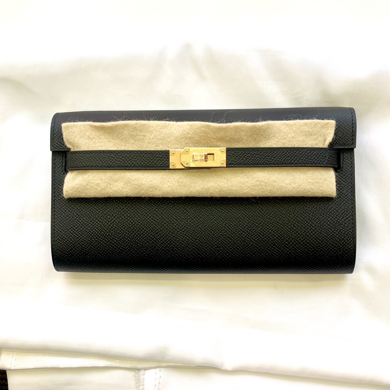 銀座店 新品 エルメス HERMES ケリーウォレット ロング トゥーゴー