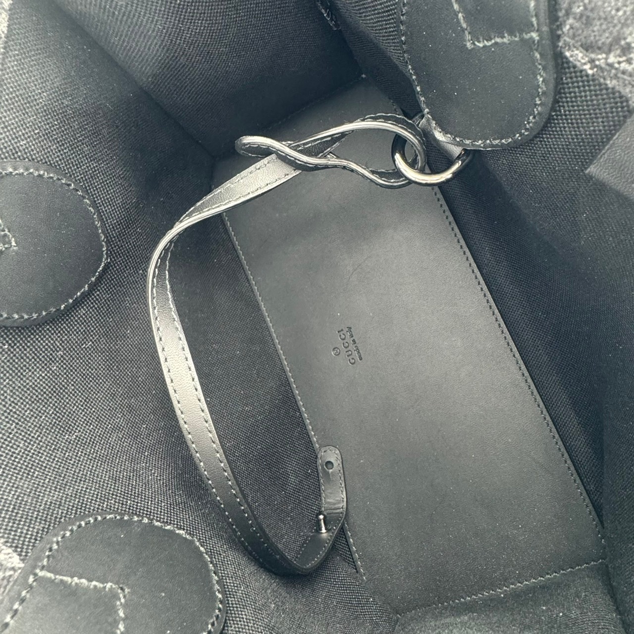 GUCCI(���å�)���ե��ǥ��� �ߥǥ�����ȡ��� 772813FAC2F8450 GG�ǥ˥� �֥�å������졼 ������� ���ض�Ź CAB-090