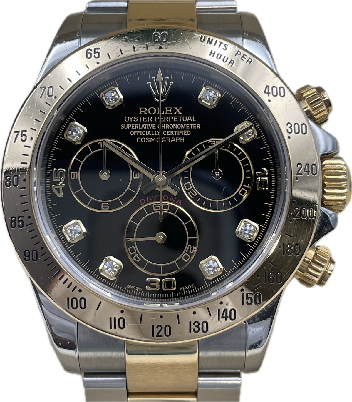 ROLEX(����å���)�������⥰��եǥ��ȥ� 116523 �֥�å�10PD  2002ǯ 1����Ĵ��ͭ ����顢���ޡ�1�����ȥ�åס����������񡢳���Ȣ SA-158 ���ض�Ź