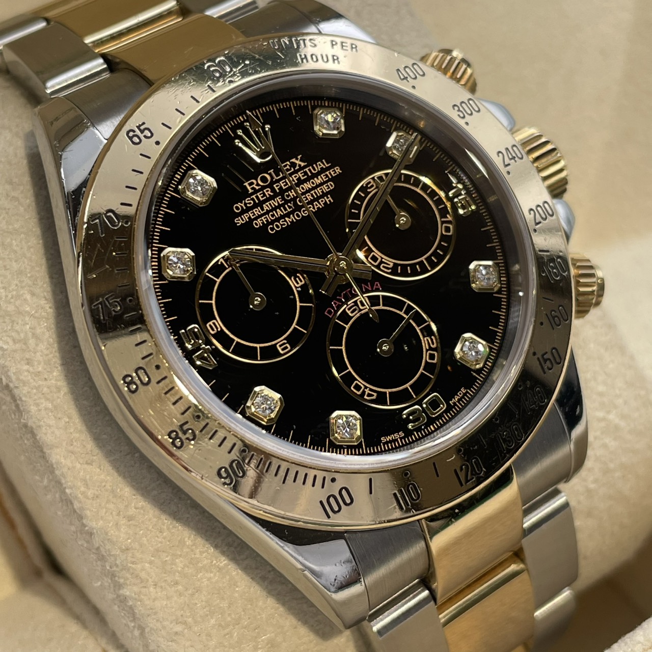 ROLEX(����å���)�������⥰��եǥ��ȥ� 116523 �֥�å�10PD  2002ǯ 1����Ĵ��ͭ ����顢���ޡ�1�����ȥ�åס����������񡢳���Ȣ SA-158 ���ض�Ź