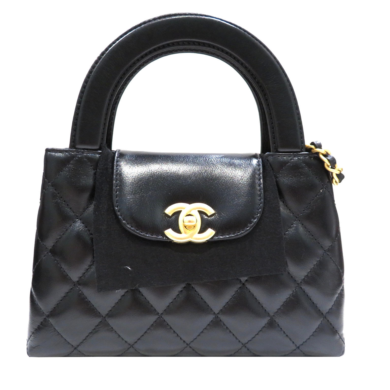 大容量♪*エレガンス*【CHANEL】ショッピングバッグ ブラック マキシ ショッピング バッグ、カーフスキン、ブラック