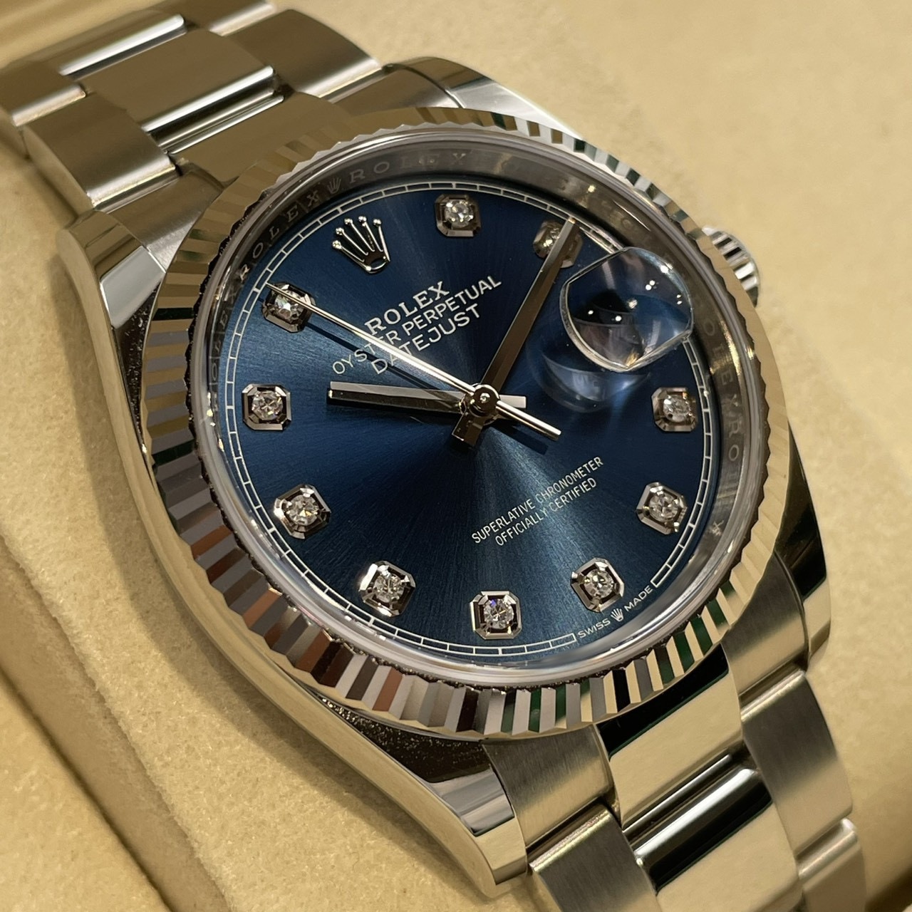 ROLEX(����å���) �ǥ��ȥ��㥹��36 126234G �֥롼 10P������ ���������� 2025ǯ3�� ����� ���� ST-994 ���ض�Ź