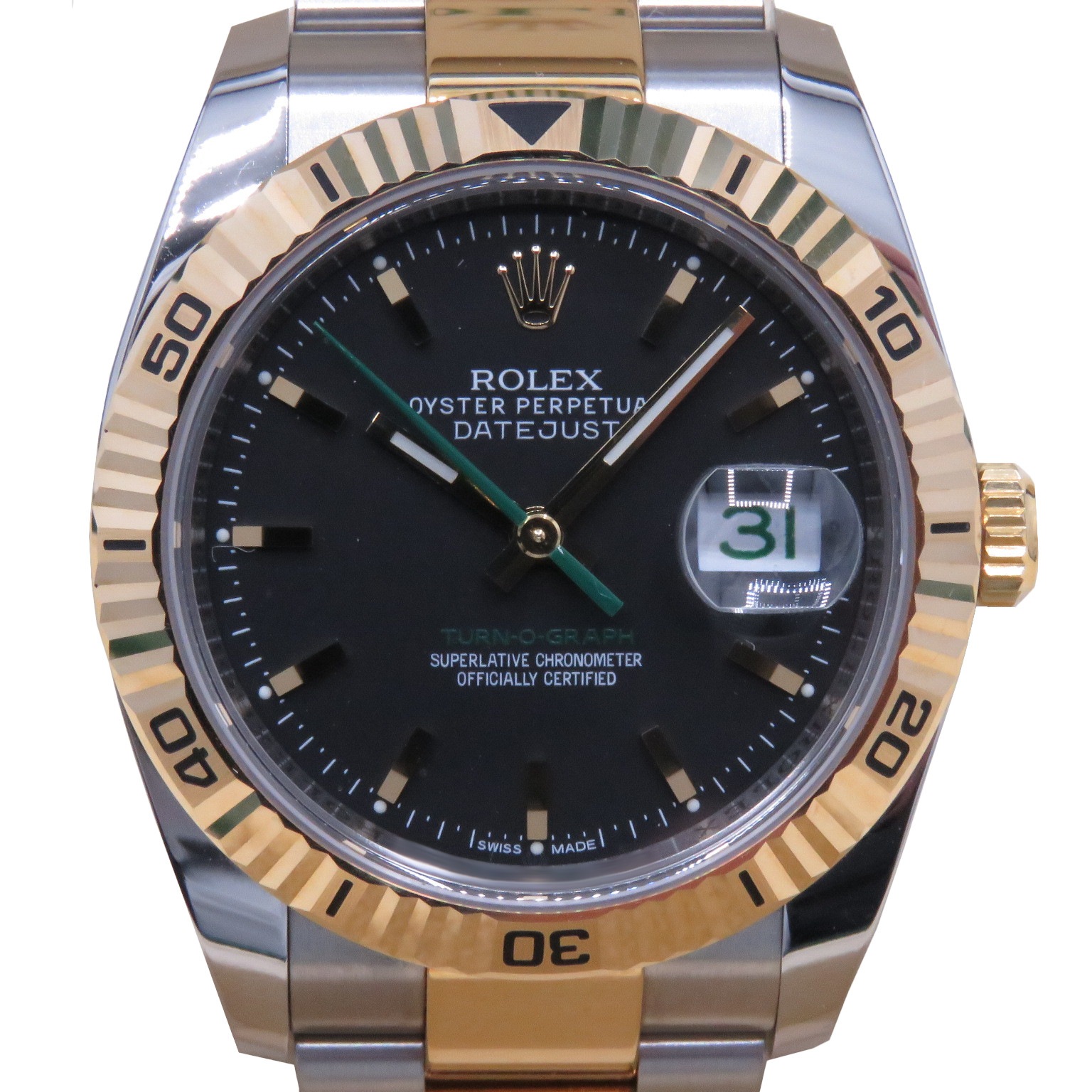 ROLEX(ロレックス)/デイトジャスト/116263/ターノグラフ/ブラック/日本