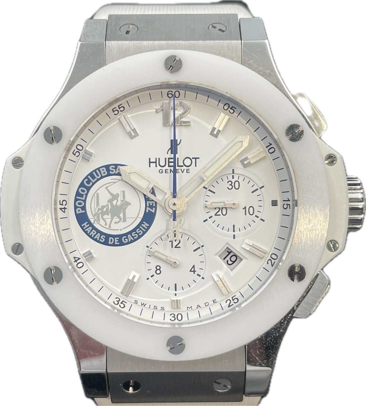 HUBLOT(���֥�) �ӥå��Х�ݥ������ 301.SE.230.LS.STT07 �ۥ磻��  2007ǯ11�� ����� ���� SA-85 ���ض�Ź