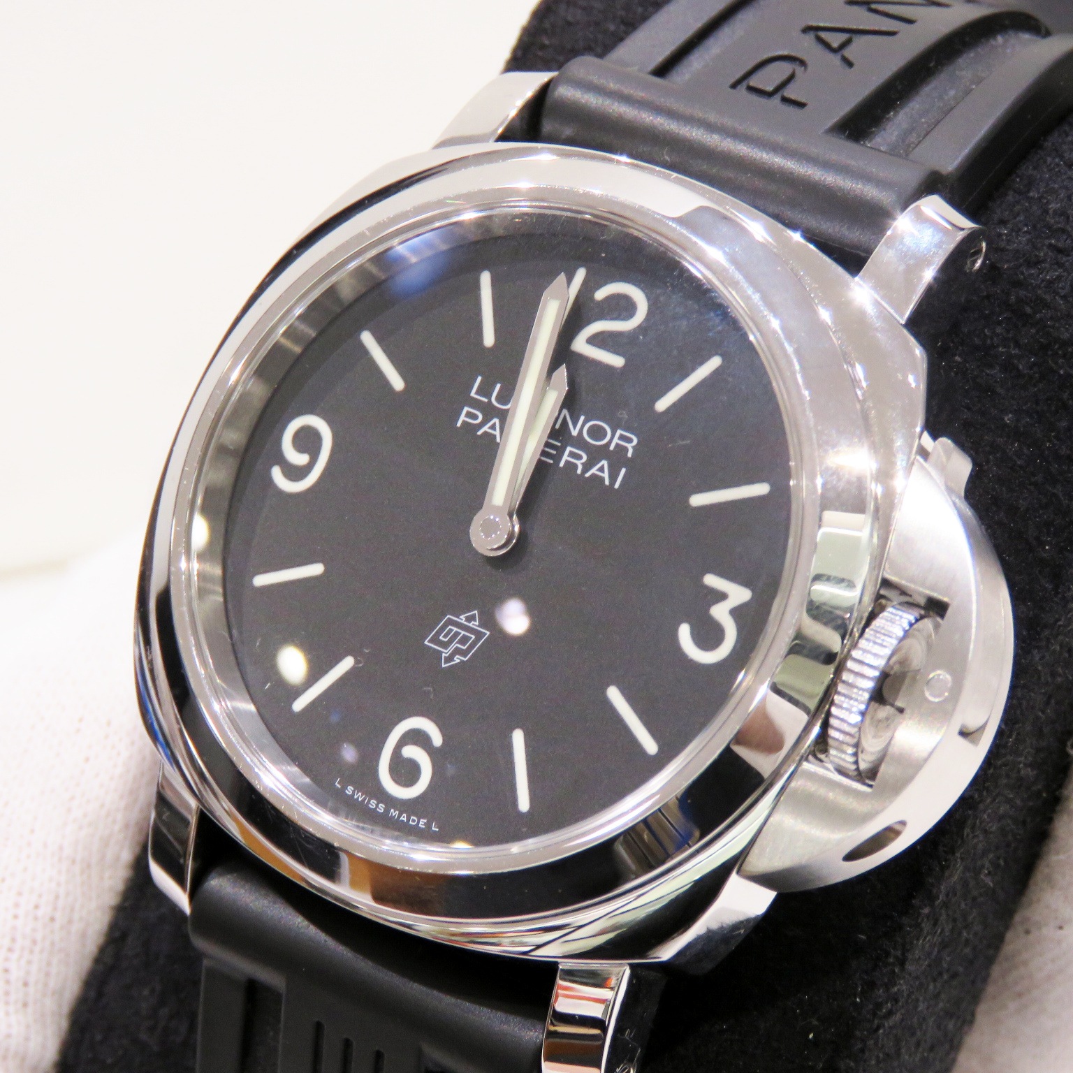 PANERAI (�ѥͥ饤) ��ߥΡ��� �١��� ���� �ӻ��� PAM01086 �֥�å� SS/��С� �쥶���٥����° ��°�ʴ��� ������ʡ�B-074 ���Ź