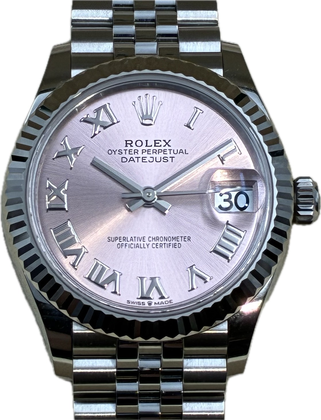 ROLEX (����å���) �ǥ��ȥ��㥹��31 �ӻ��� 278274 �ԥ󥯥����� SS/WG ����ӥ꡼ ��°�ʴ��� ����� ���ض�Ź ST-971
