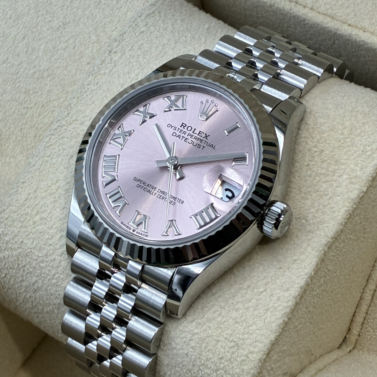 ROLEX (����å���) �ǥ��ȥ��㥹��31 �ӻ��� 278274 �ԥ󥯥����� SS/WG ����ӥ꡼ ��°�ʴ��� ����� ���ض�Ź ST-971