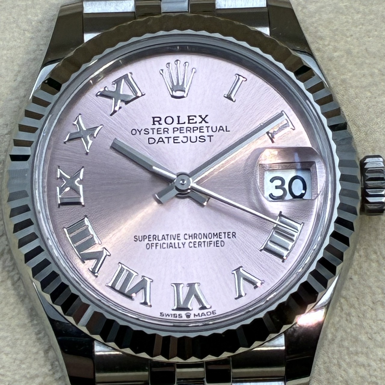 ROLEX (����å���) �ǥ��ȥ��㥹��31 �ӻ��� 278274 �ԥ󥯥����� SS/WG ����ӥ꡼ ��°�ʴ��� ����� ���ض�Ź ST-971