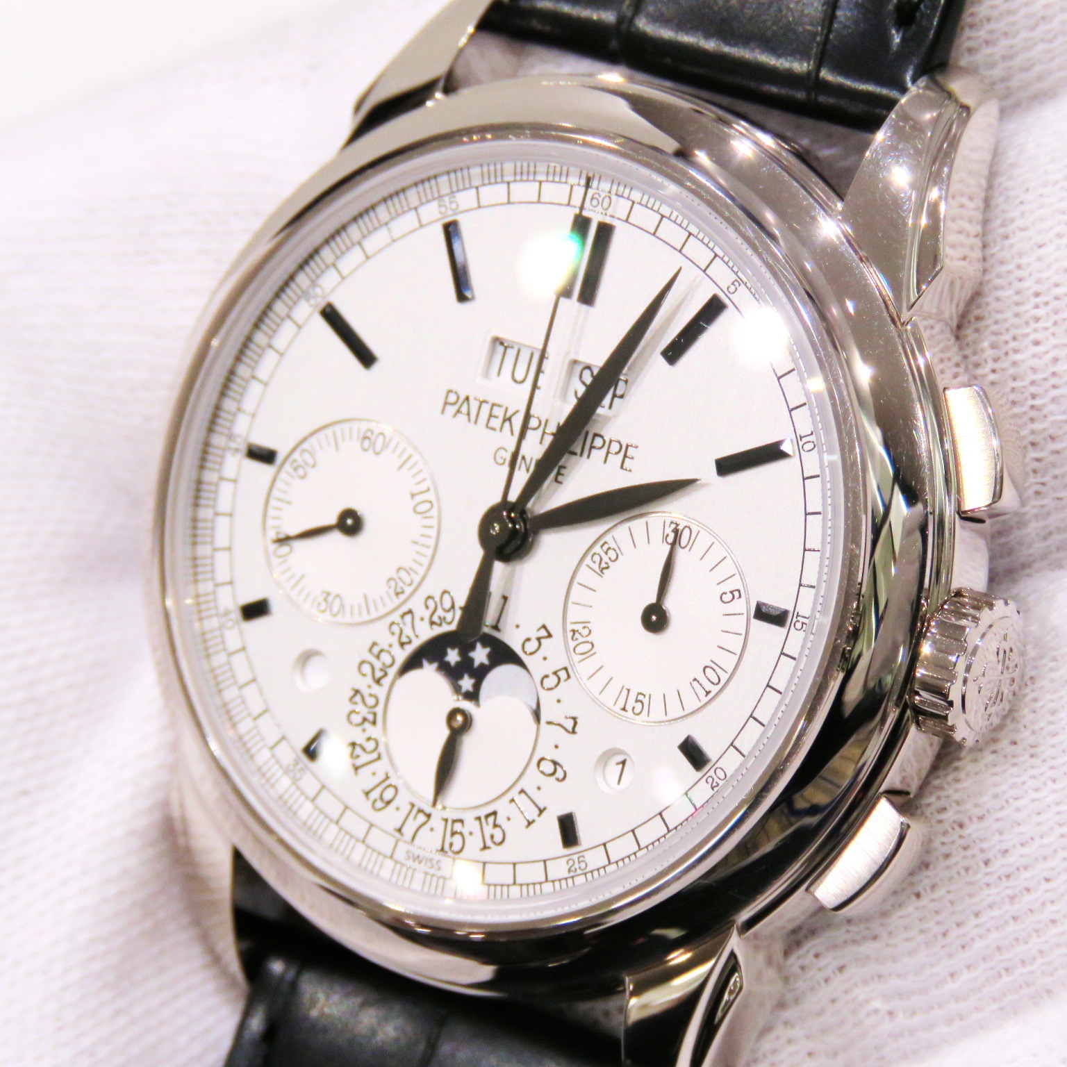 B-030 PATEK PHILIPPE (�ѥƥå� �ե���å�) �����ɥ���ץꥱ������� �ѡ��ڥ��奢�륫������ �ӻ��� 5270G-001 ����С� WG �쥶�� ��°�ʴ��� 2025ǯ����OH�� ����Ʊ�� ���Ź