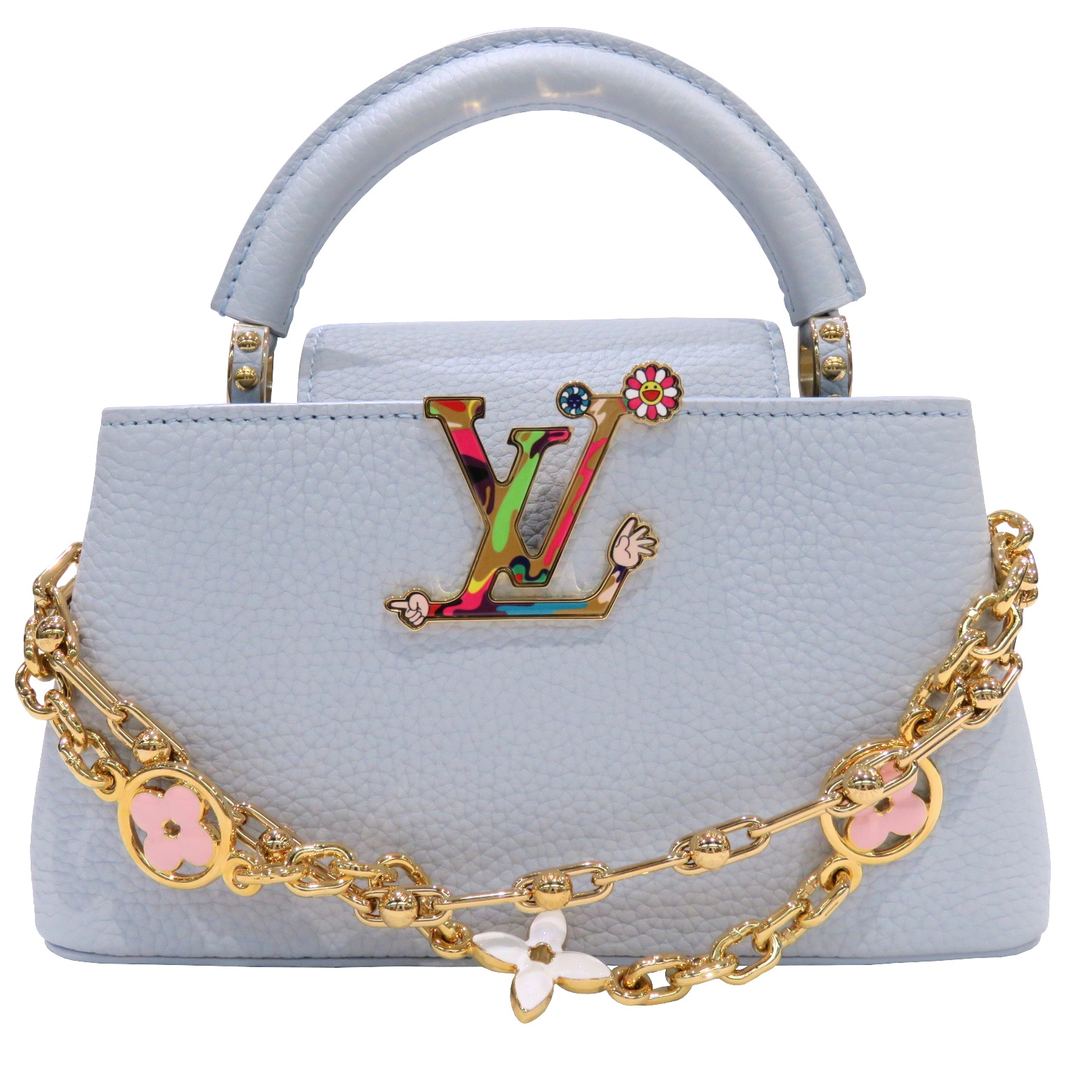 LOUIS VUITTON (ルイヴィトン) カプシーヌEW ミニ ハンドバッグ