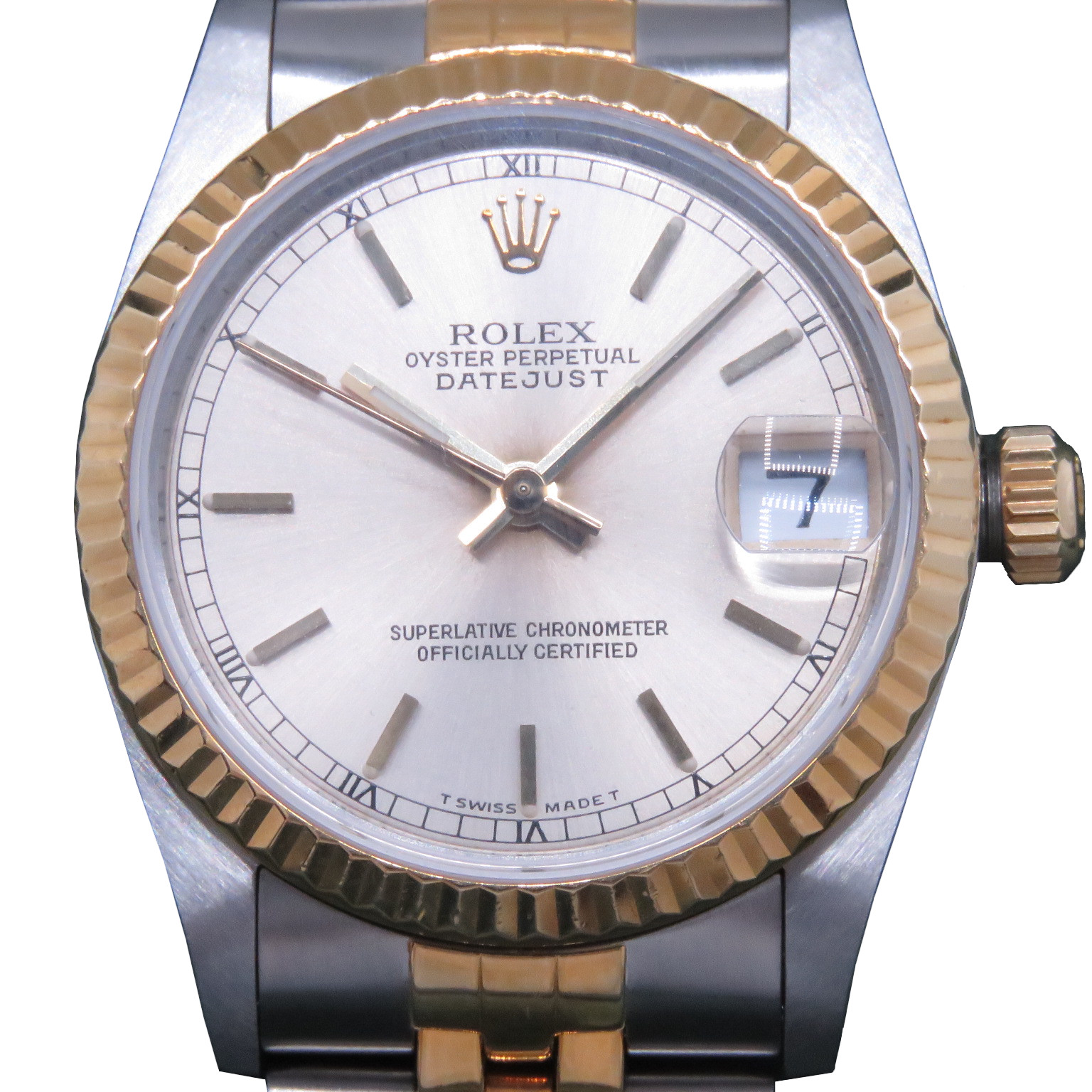 ROLEX(����å���)/�ǥ��ȥ��㥹��31/68273/�����ѥ�/����ӥ꡼/L��(1989��1990)/OH����Ź(2006.10��)����Ĵͭ/���A/NAC-450��̾�Ų�Ź��