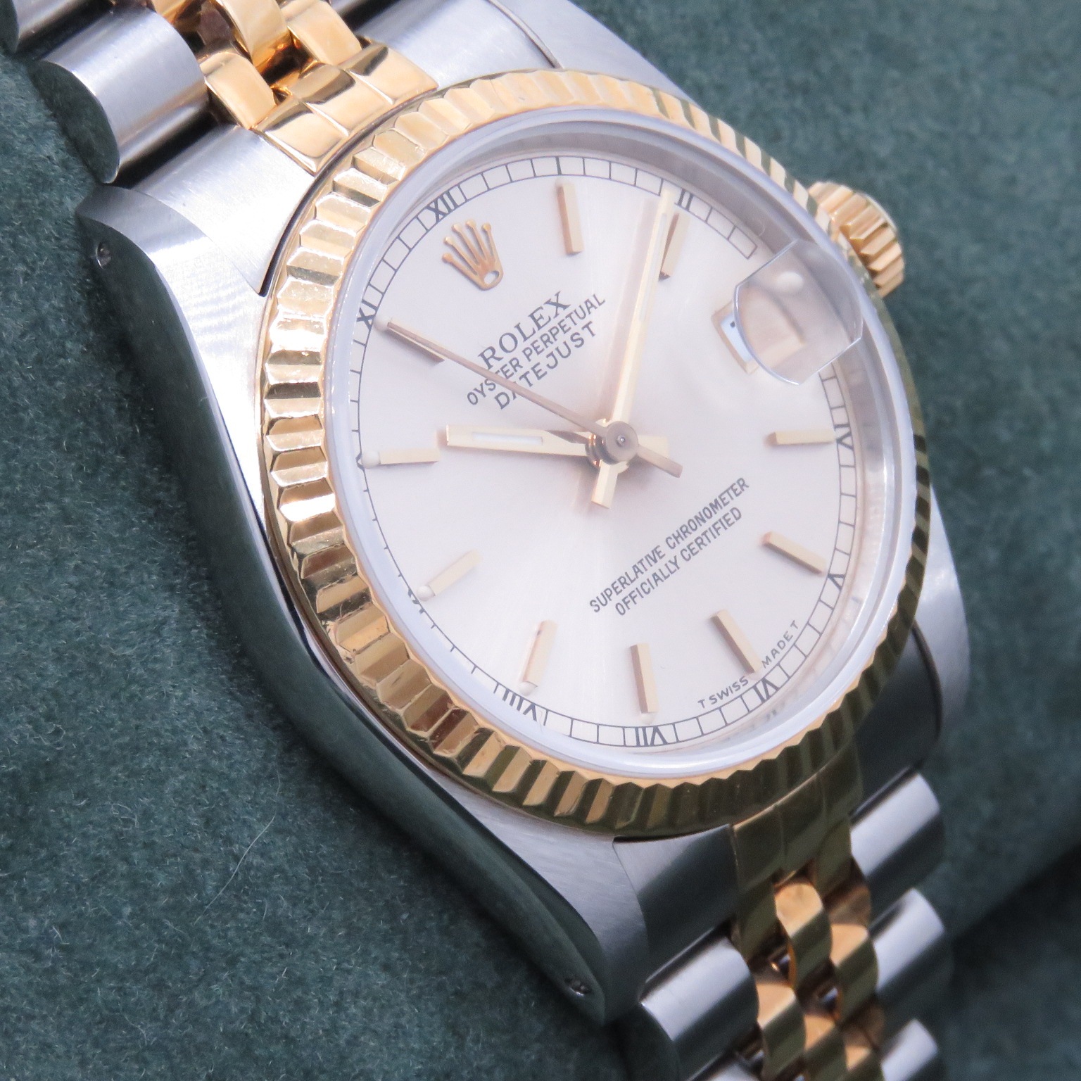ROLEX(����å���)/�ǥ��ȥ��㥹��31/68273/�����ѥ�/����ӥ꡼/L��(1989��1990)/OH����Ź(2006.10��)����Ĵͭ/���A/NAC-450��̾�Ų�Ź��