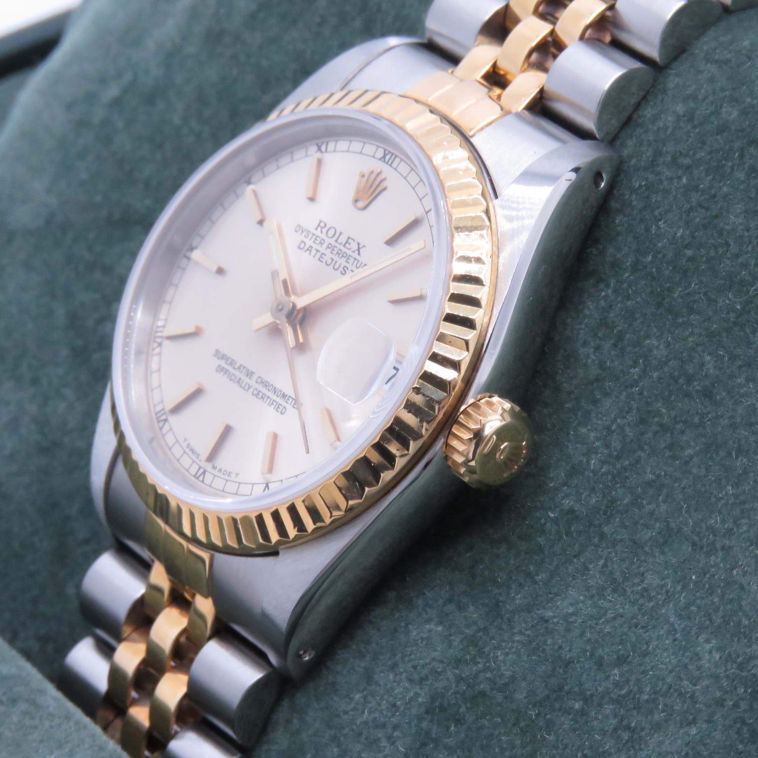 ROLEX(����å���)/�ǥ��ȥ��㥹��31/68273/�����ѥ�/����ӥ꡼/L��(1989��1990)/OH����Ź(2006.10��)����Ĵͭ/���A/NAC-450��̾�Ų�Ź��