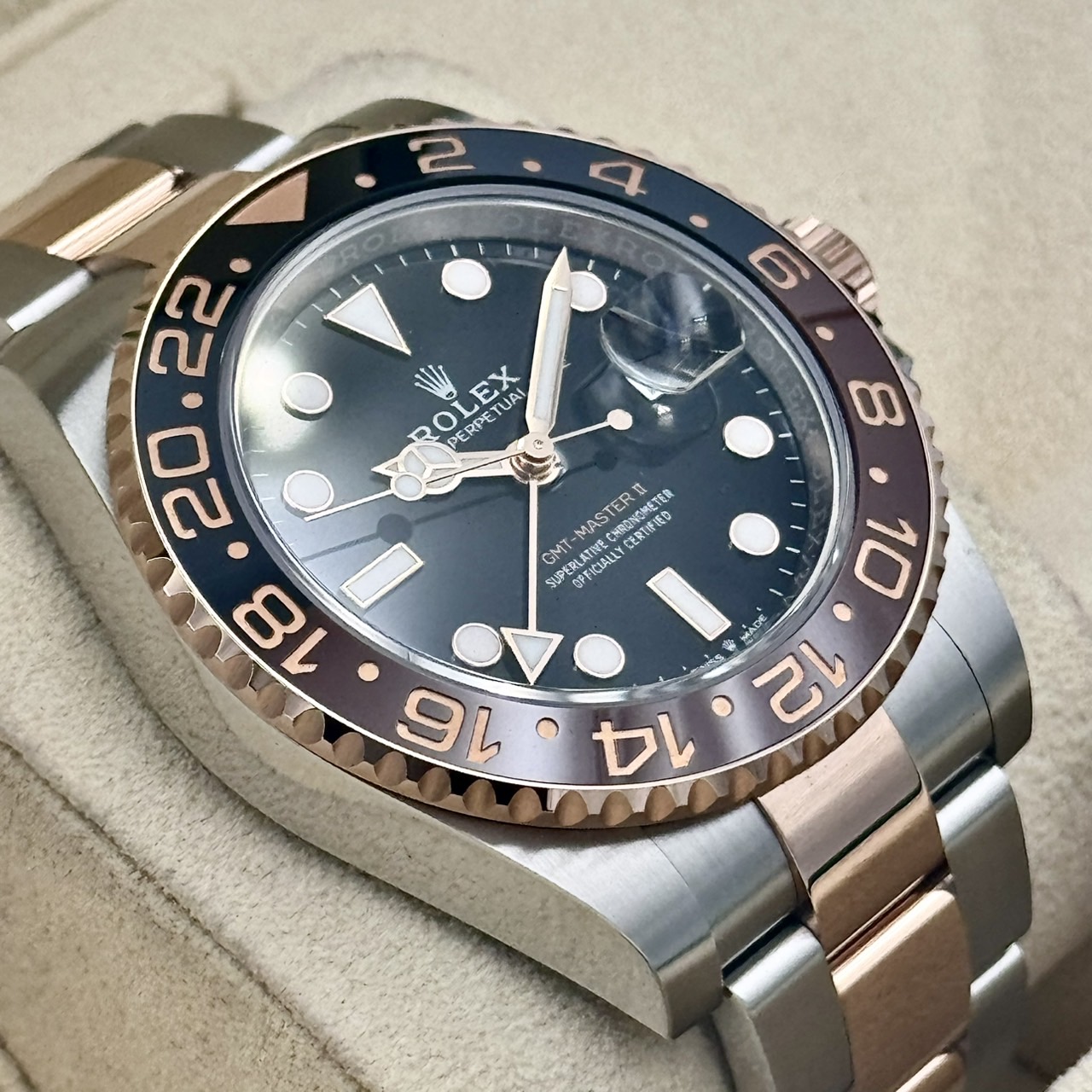 ROLEX (����å���) GMT�ޥ������� 126711CHNR �֥�å� ERG/SS ̤���� ���ض�Ź CAT-603