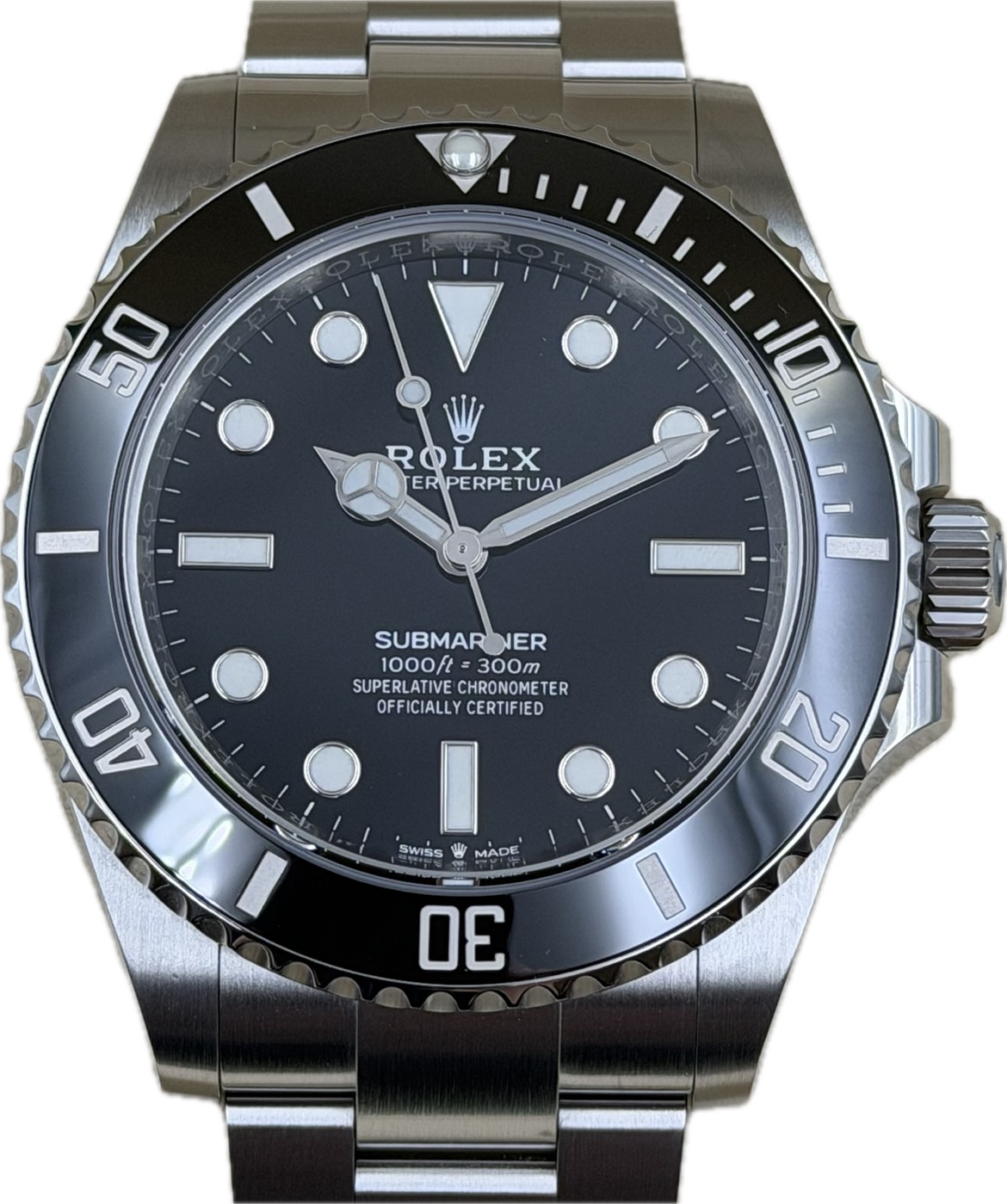 ROLEX(����å���) ���֥ޥ꡼�ʥΥ�ǥ��� 124060 �֥�å� 2023ǯ4�� ������� ST-120 (���ض�Ź)