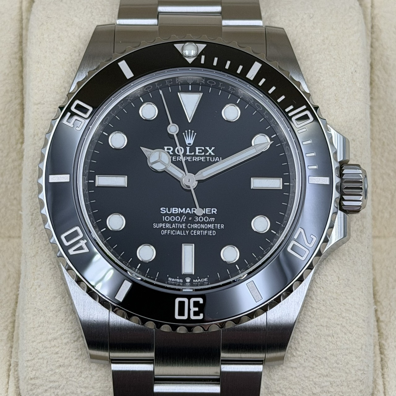 ROLEX(����å���) ���֥ޥ꡼�ʥΥ�ǥ��� 124060 �֥�å� 2023ǯ4�� ������� ST-120 (���ض�Ź)