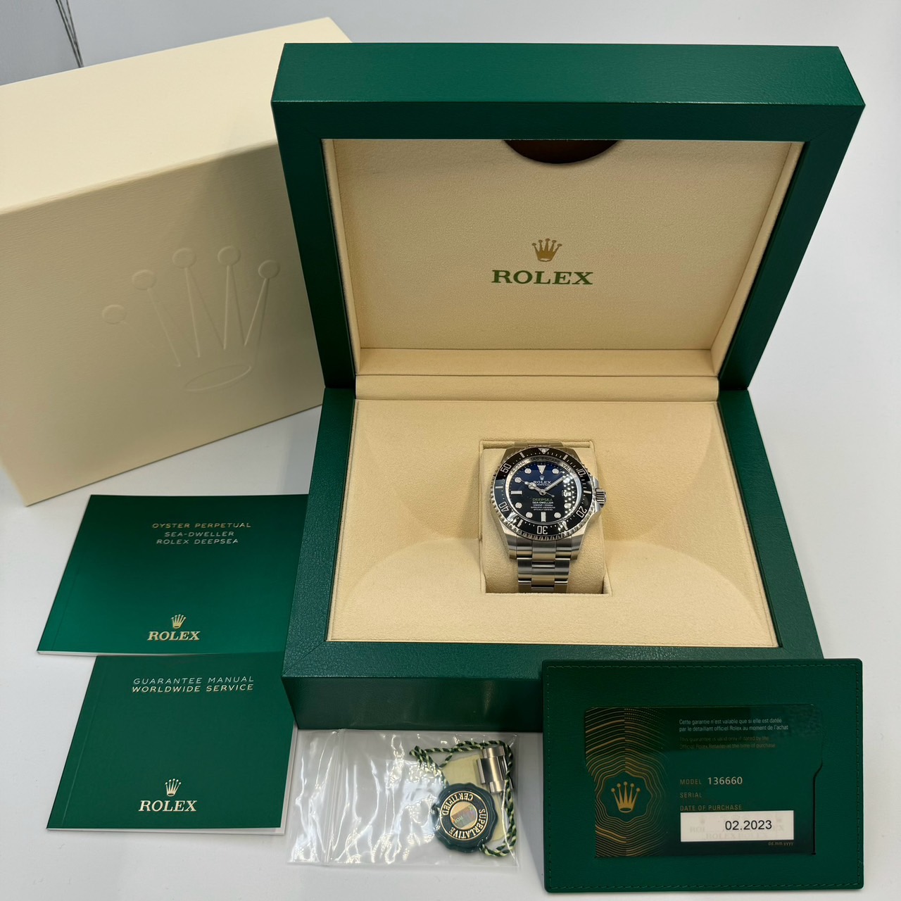 ROLEX (����å���) �����ɥ����顼�ǥ����ץ��� 136660 D�֥롼 SS ������� CAT-346