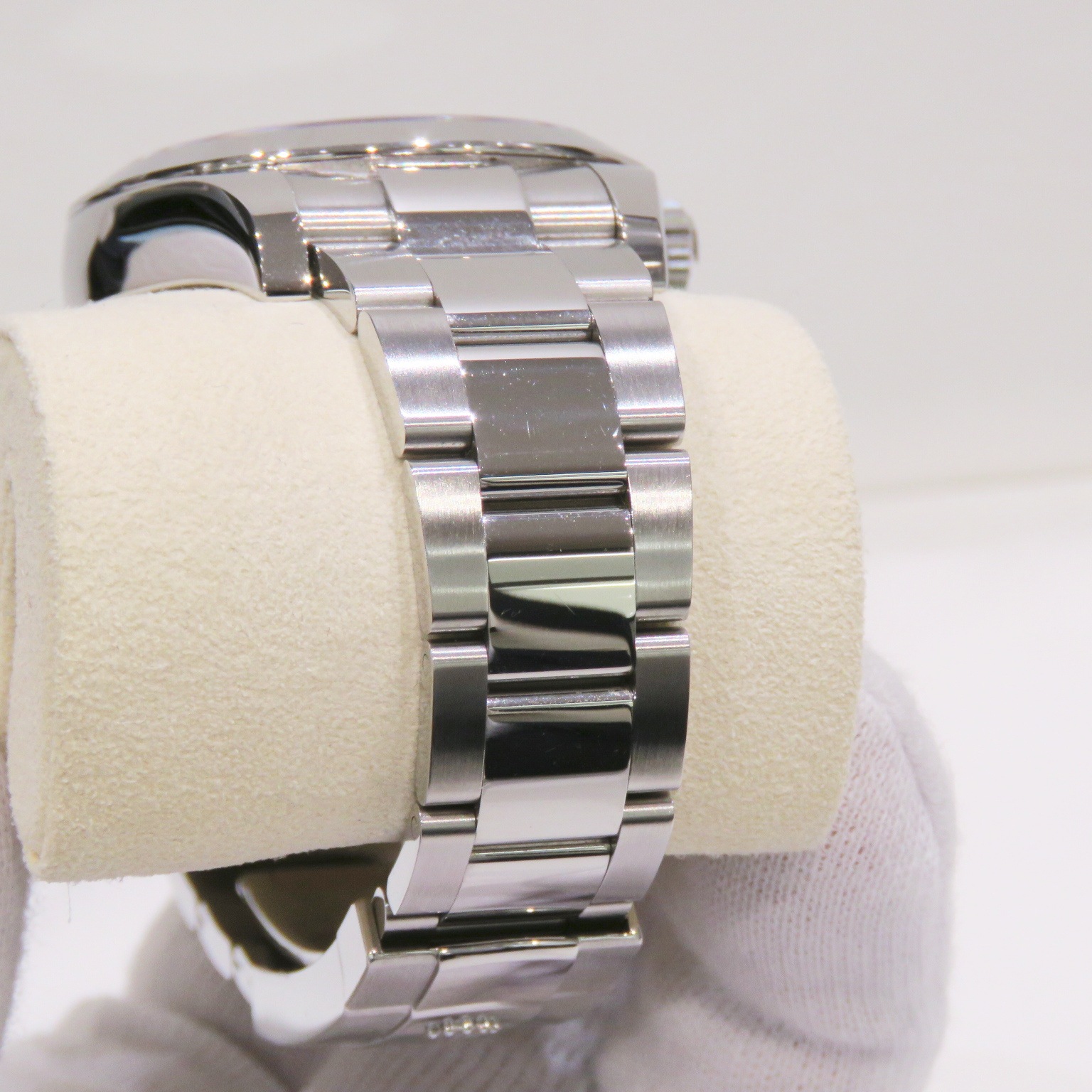 ROLEX (����å���) �ߥ륬���� �ӻ��� 116400 �ۥ磻�� SS ���������� ̤Ĵ�� ��°�ʴ��� ������� W-221 ���Ź