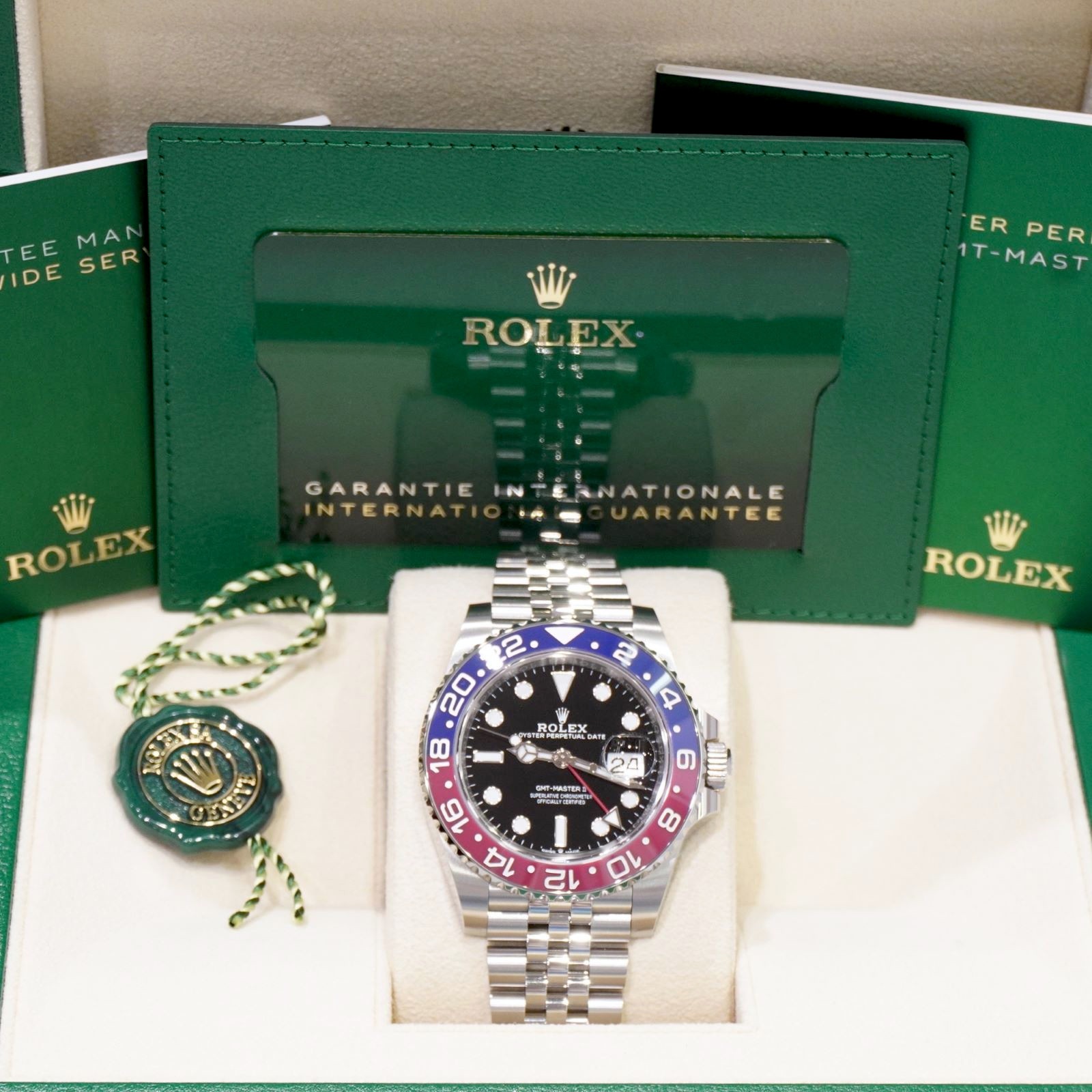 D-209 ROLEX (����å���) GMT�ޥ������� �ӻ��� 126710BLRO �֥�å� SS ����ӥ꡼ ̤Ĵ�� ��°�ʴ��� ������� ���Ź