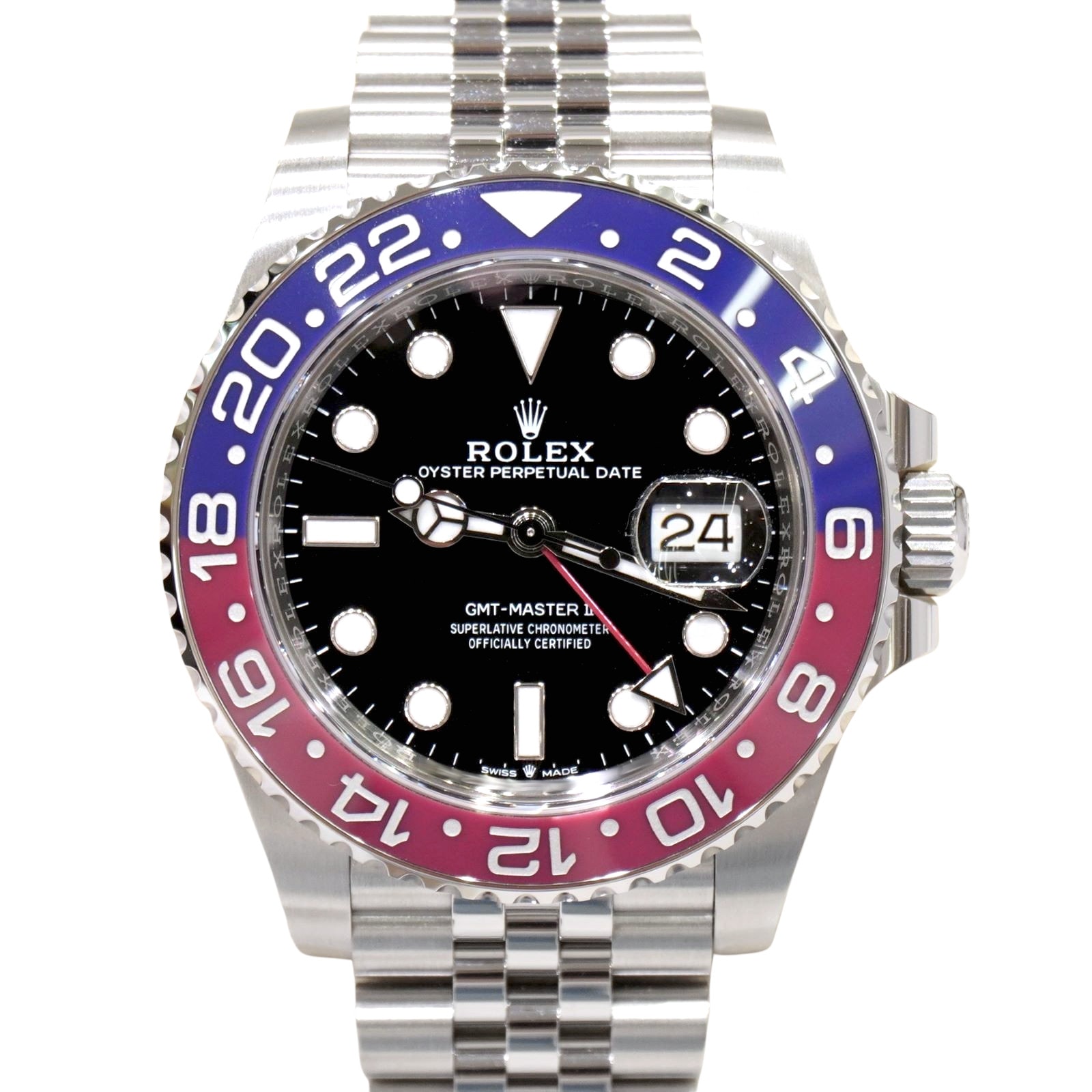 D-209 ROLEX (����å���) GMT�ޥ������� �ӻ��� 126710BLRO �֥�å� SS ����ӥ꡼ ̤Ĵ�� ��°�ʴ��� ������� ���Ź