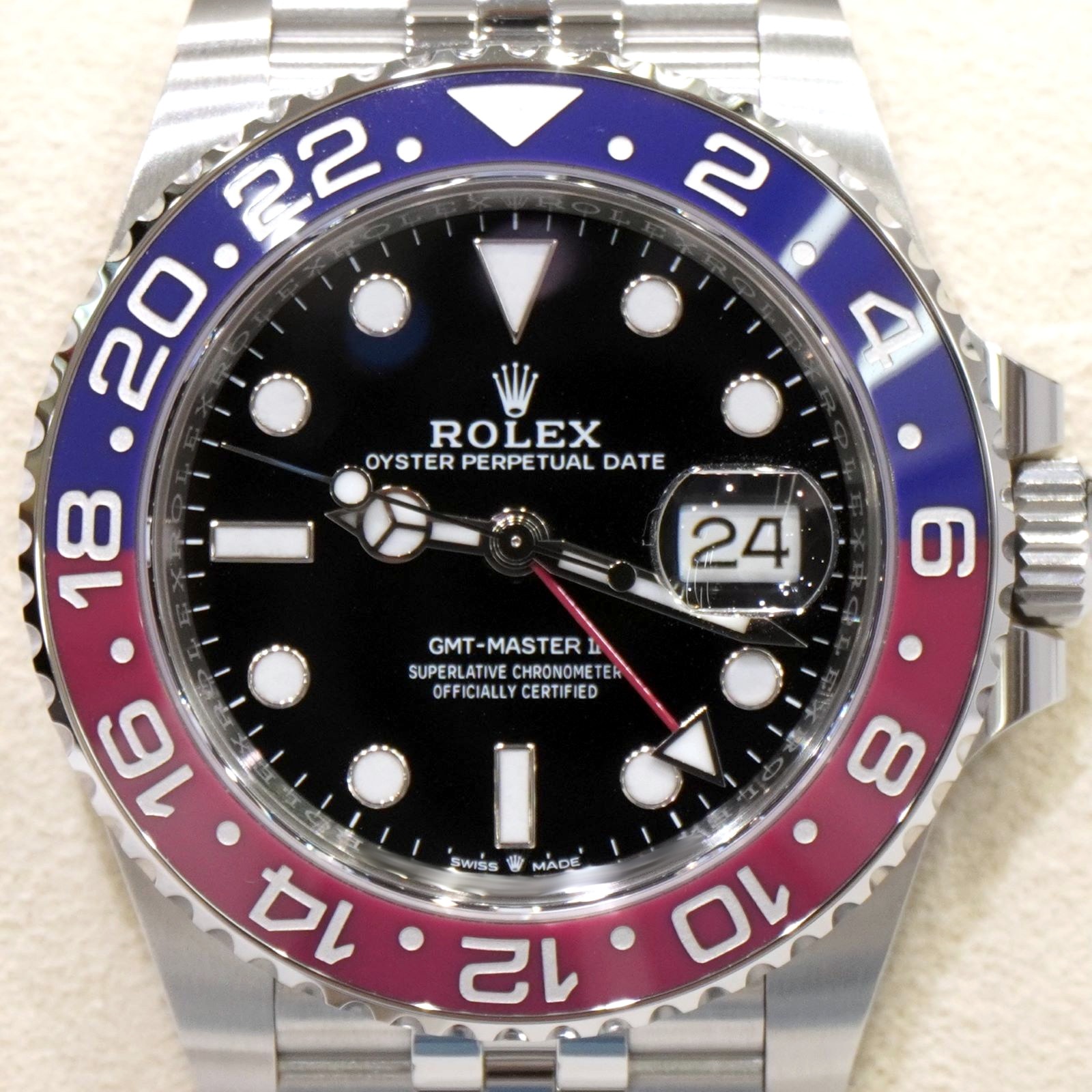 D-209 ROLEX (����å���) GMT�ޥ������� �ӻ��� 126710BLRO �֥�å� SS ����ӥ꡼ ̤Ĵ�� ��°�ʴ��� ������� ���Ź